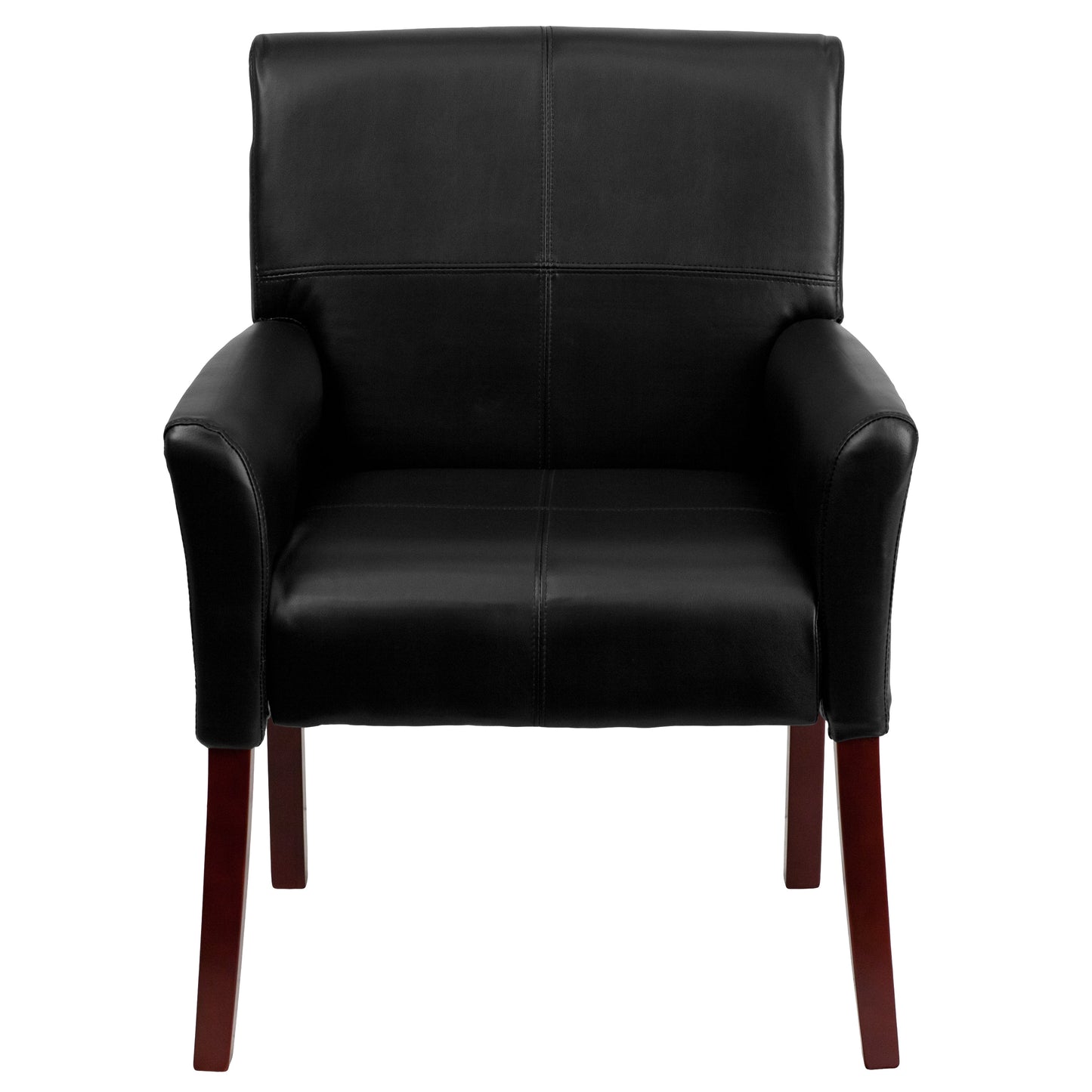 Black Leather Side Chair BT-353-BK-LEA-GG