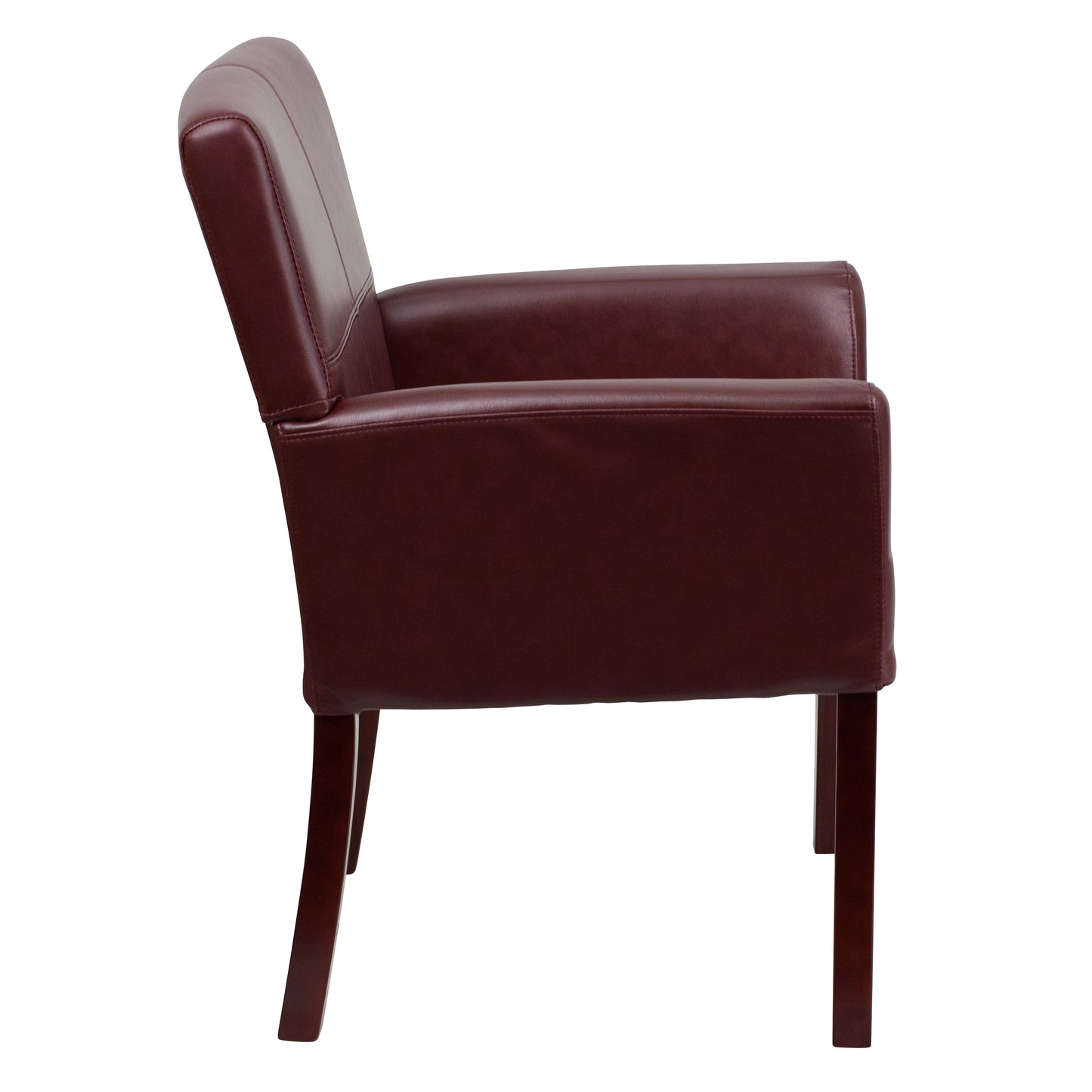 Burgundy Leather Side Chair BT-353-BURG-GG