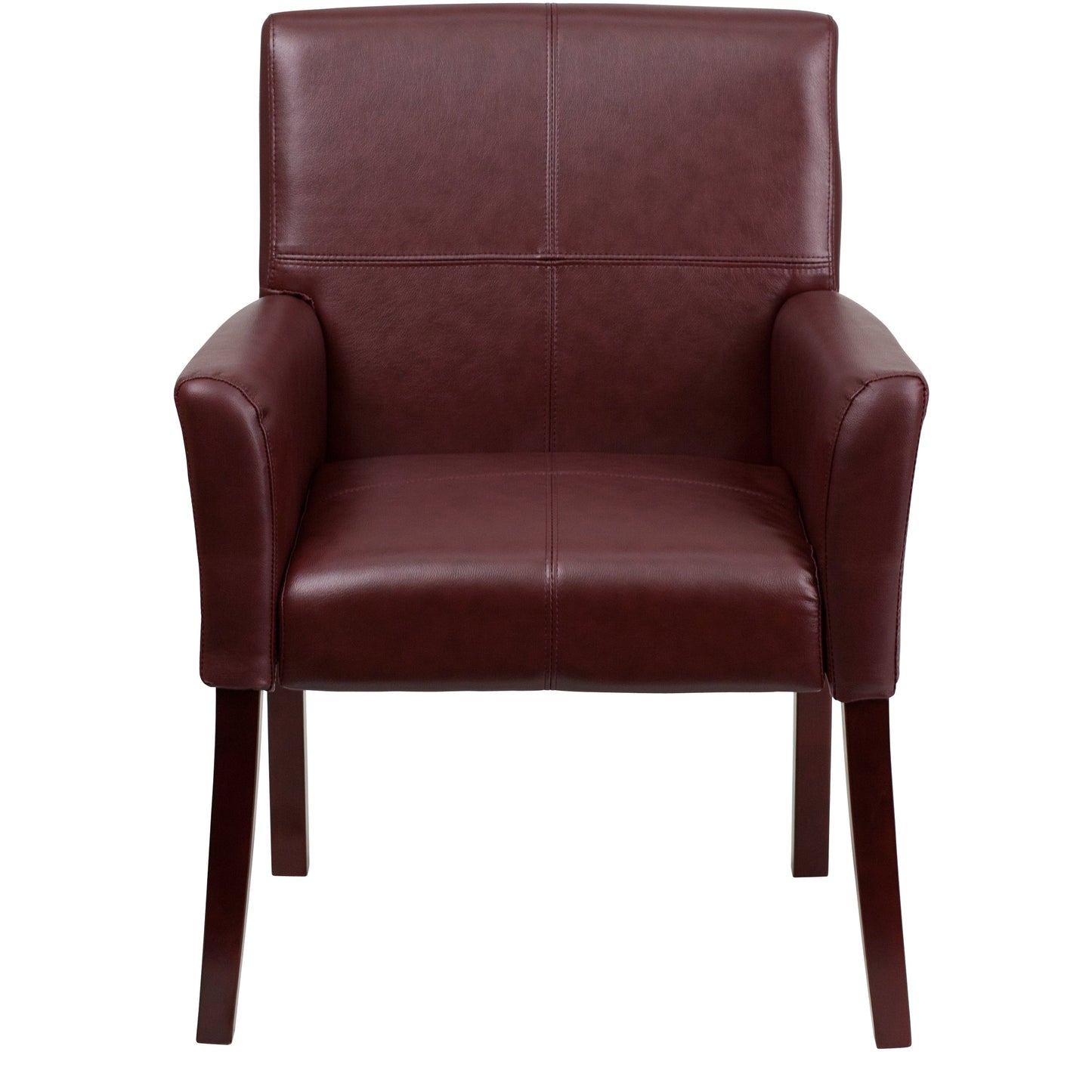 Burgundy Leather Side Chair BT-353-BURG-GG