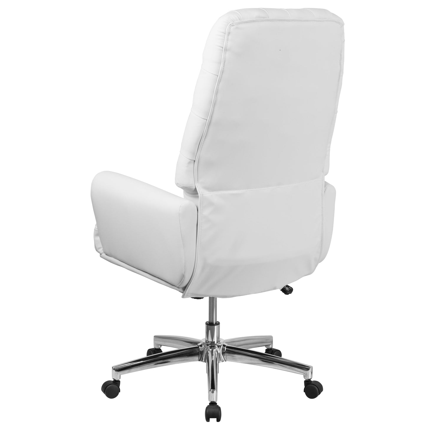 White High Back Leather Chair BT-444-WH-GG