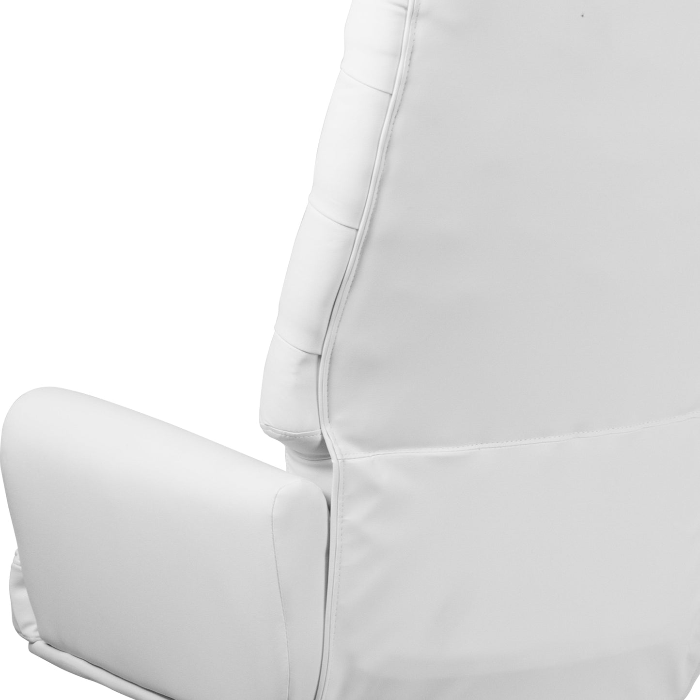 White High Back Leather Chair BT-444-WH-GG