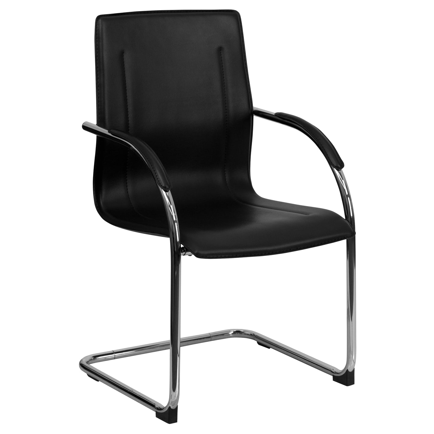 Black Vinyl Side Chair BT-509-BK-GG