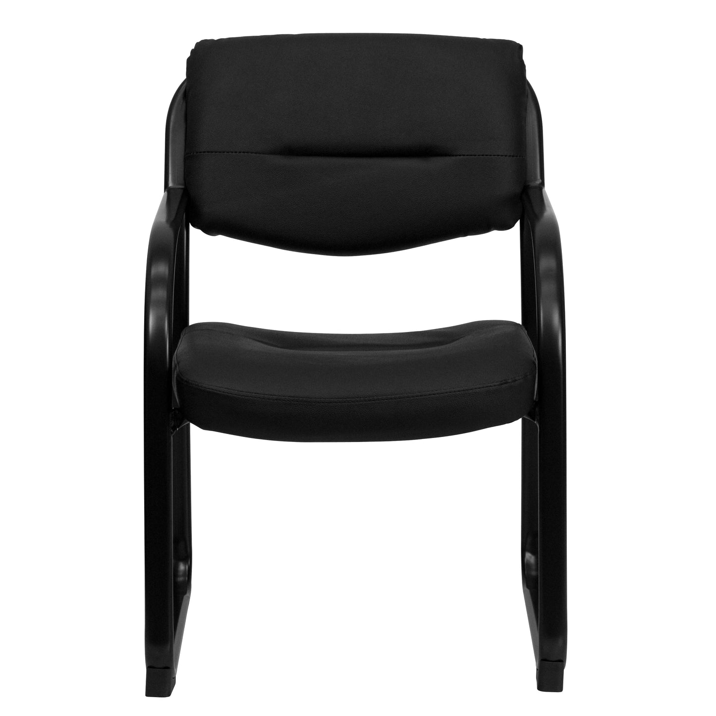 Black Leather Side Chair BT-510-LEA-BK-GG