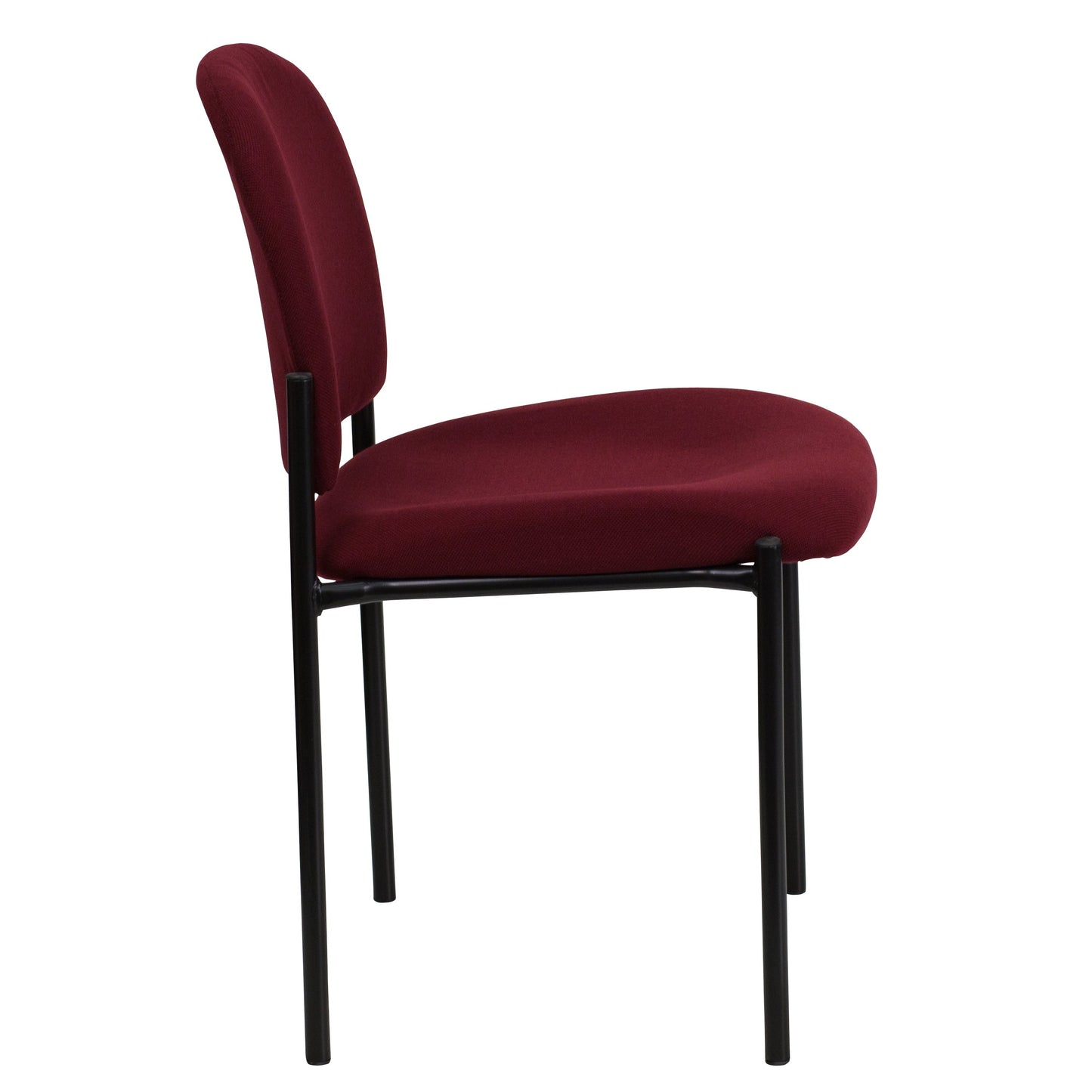 Burgundy Fabric Stack Chair BT-515-1-BY-GG