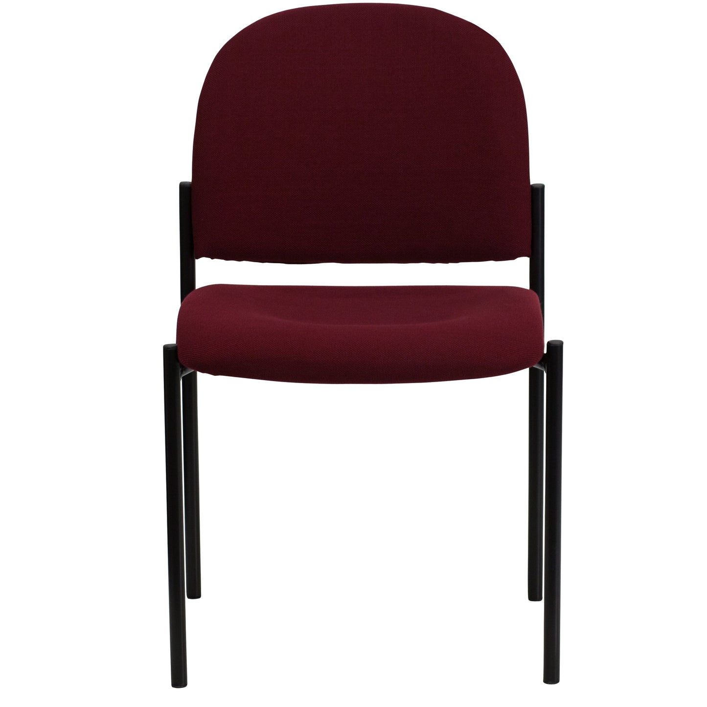 Burgundy Fabric Stack Chair BT-515-1-BY-GG