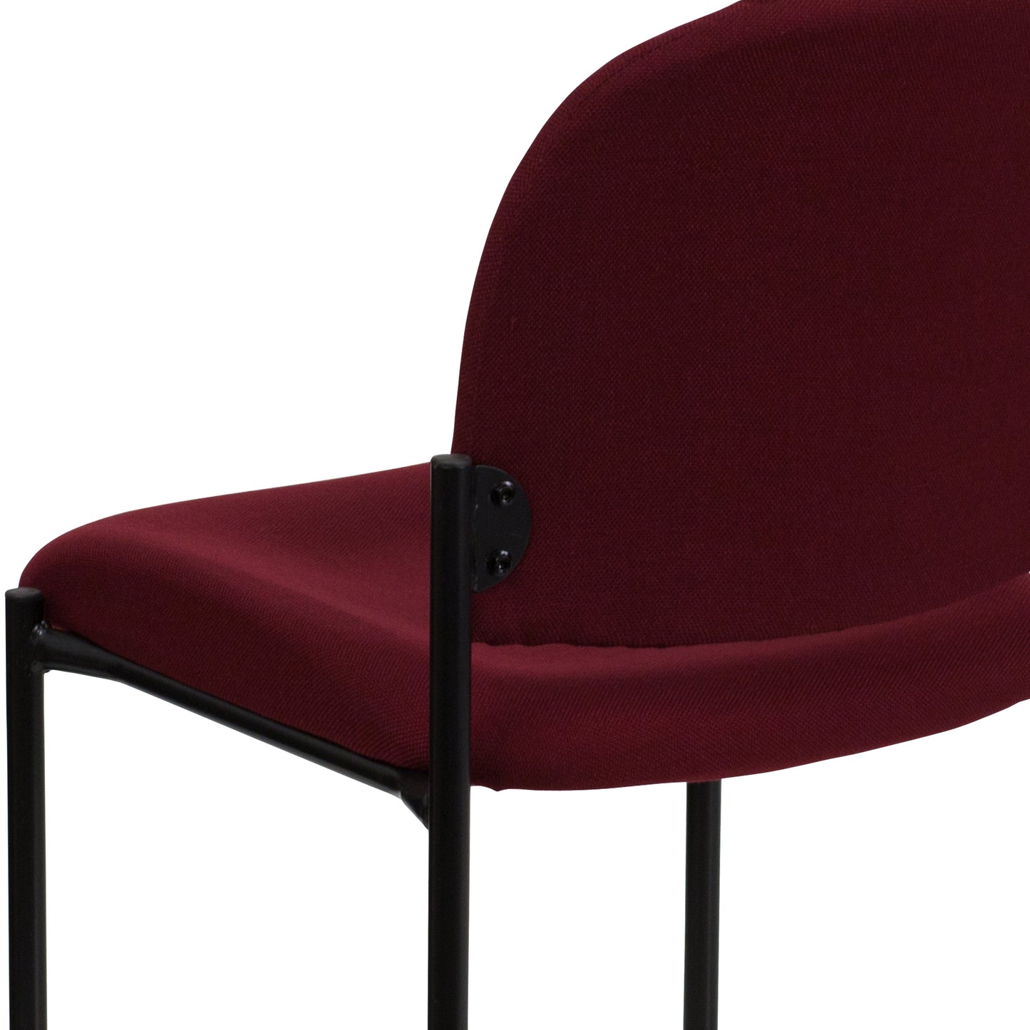 Burgundy Fabric Stack Chair BT-515-1-BY-GG