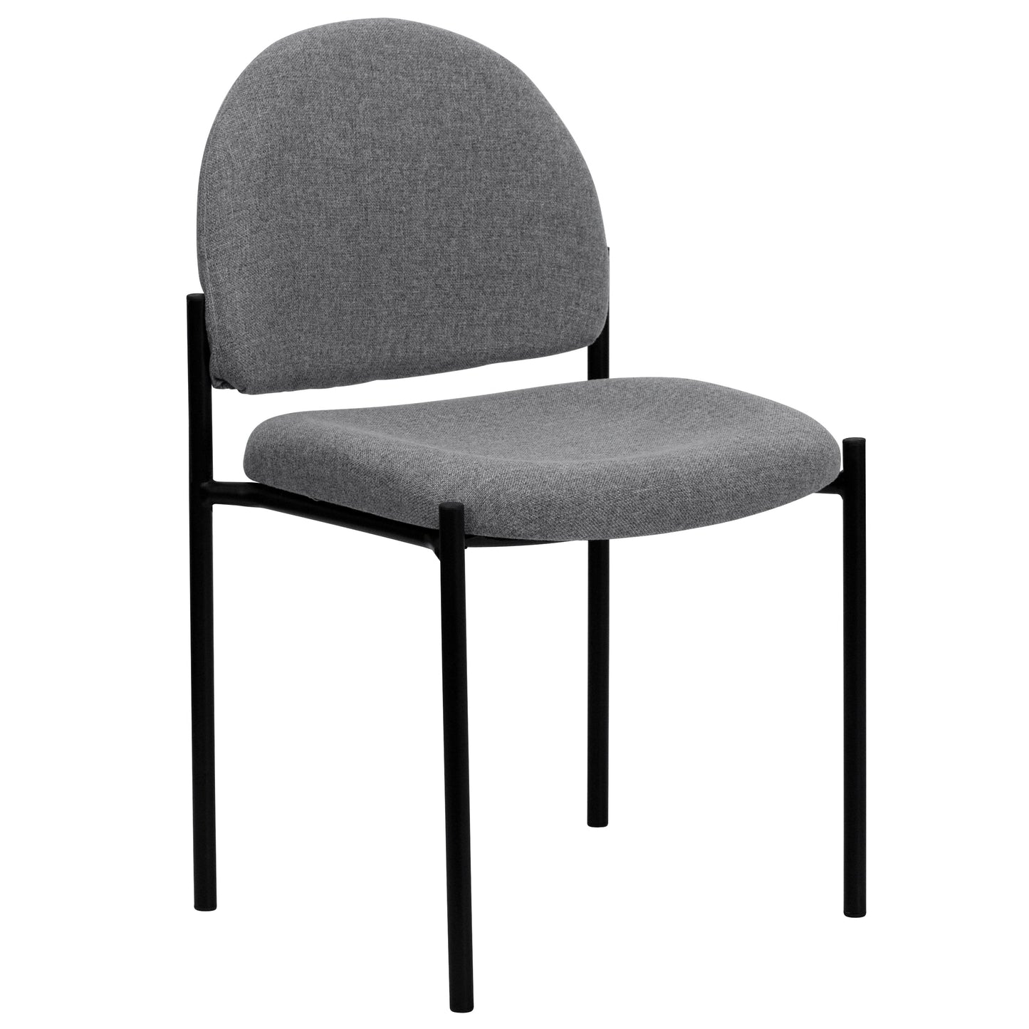 Gray Fabric Stack Chair BT-515-1-GY-GG