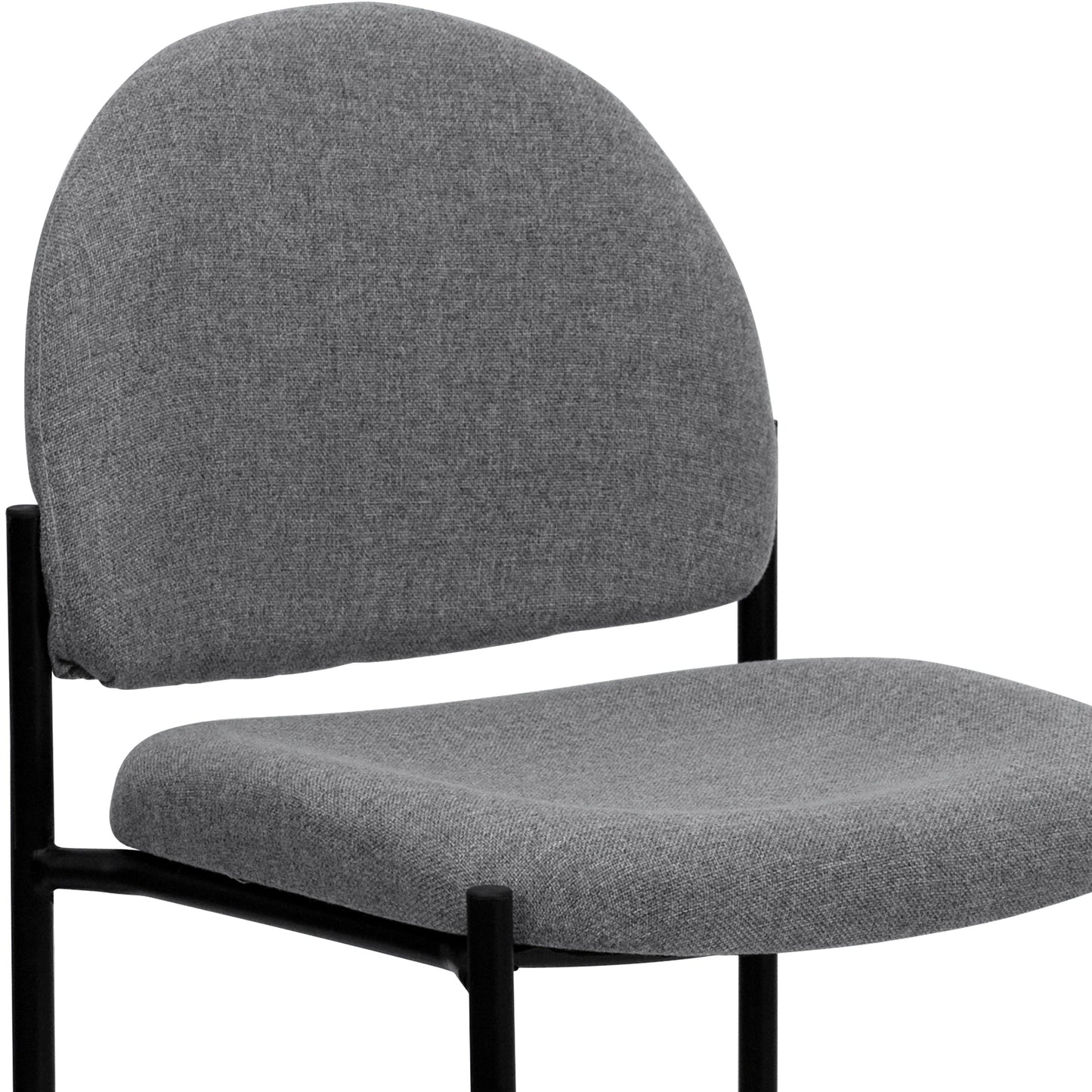 Gray Fabric Stack Chair BT-515-1-GY-GG