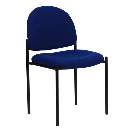 Navy Fabric Stack Chair BT-515-1-NVY-GG