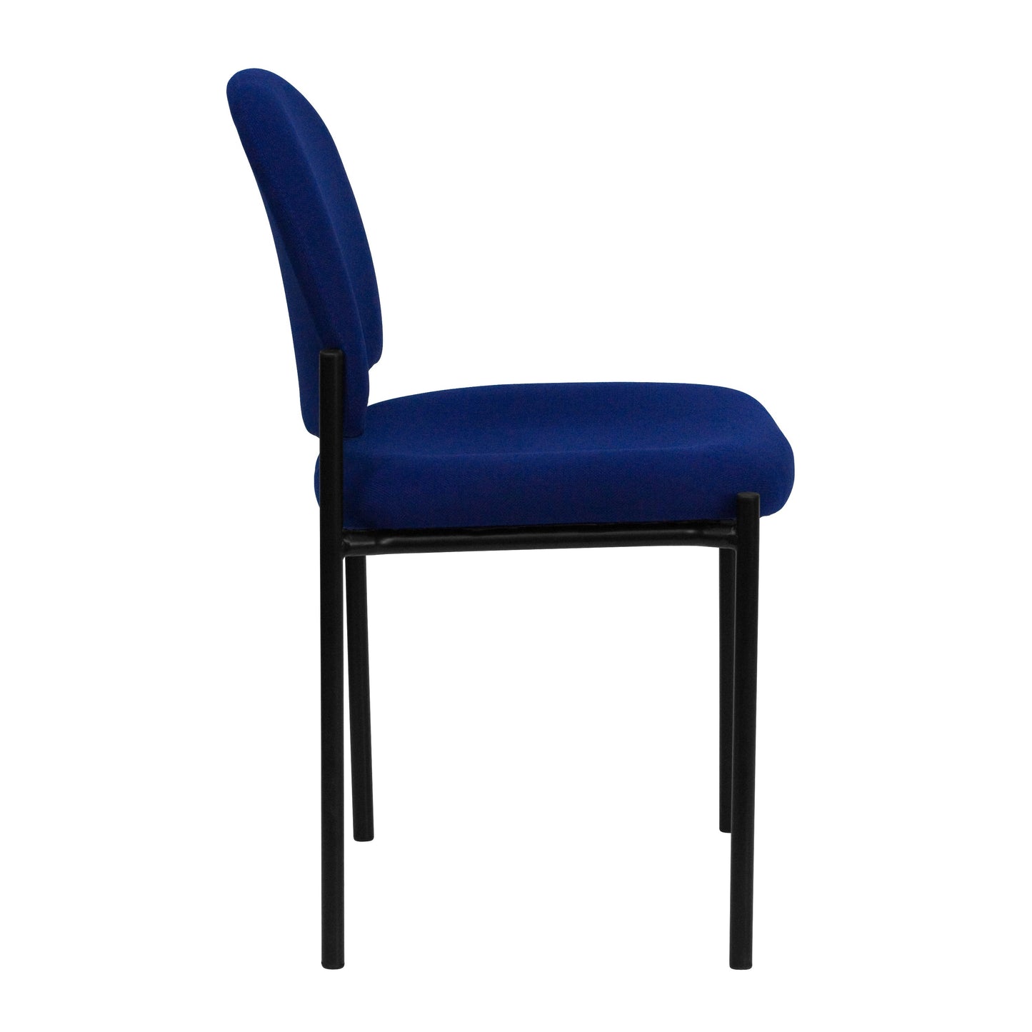 Navy Fabric Stack Chair BT-515-1-NVY-GG