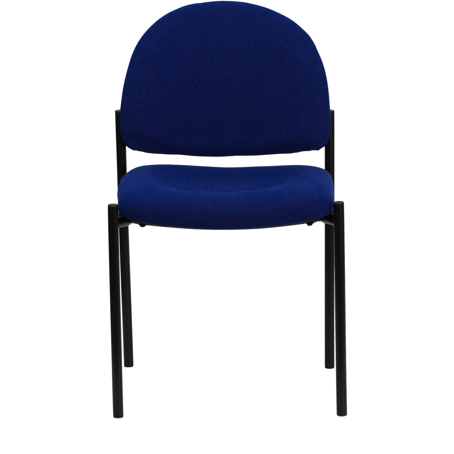 Navy Fabric Stack Chair BT-515-1-NVY-GG