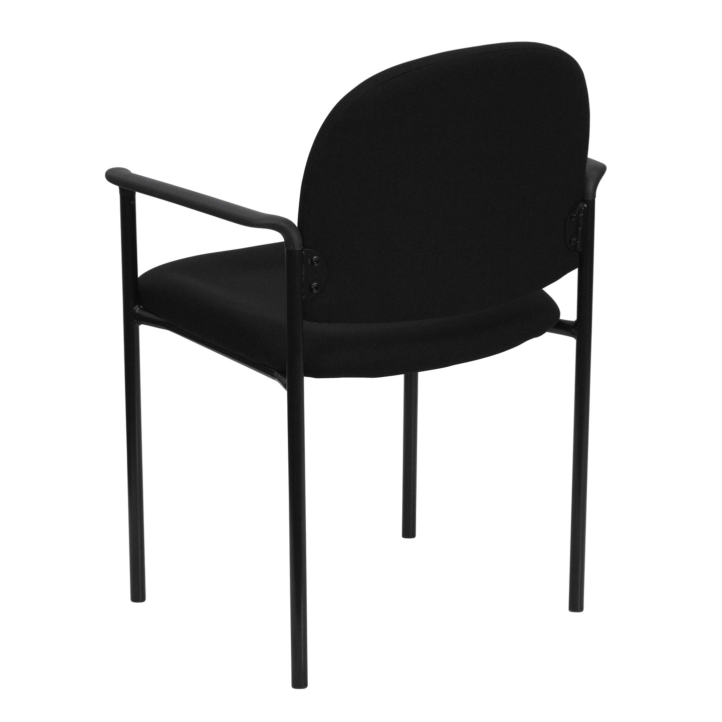 Black Fabric Stack Chair BT-516-1-BK-GG