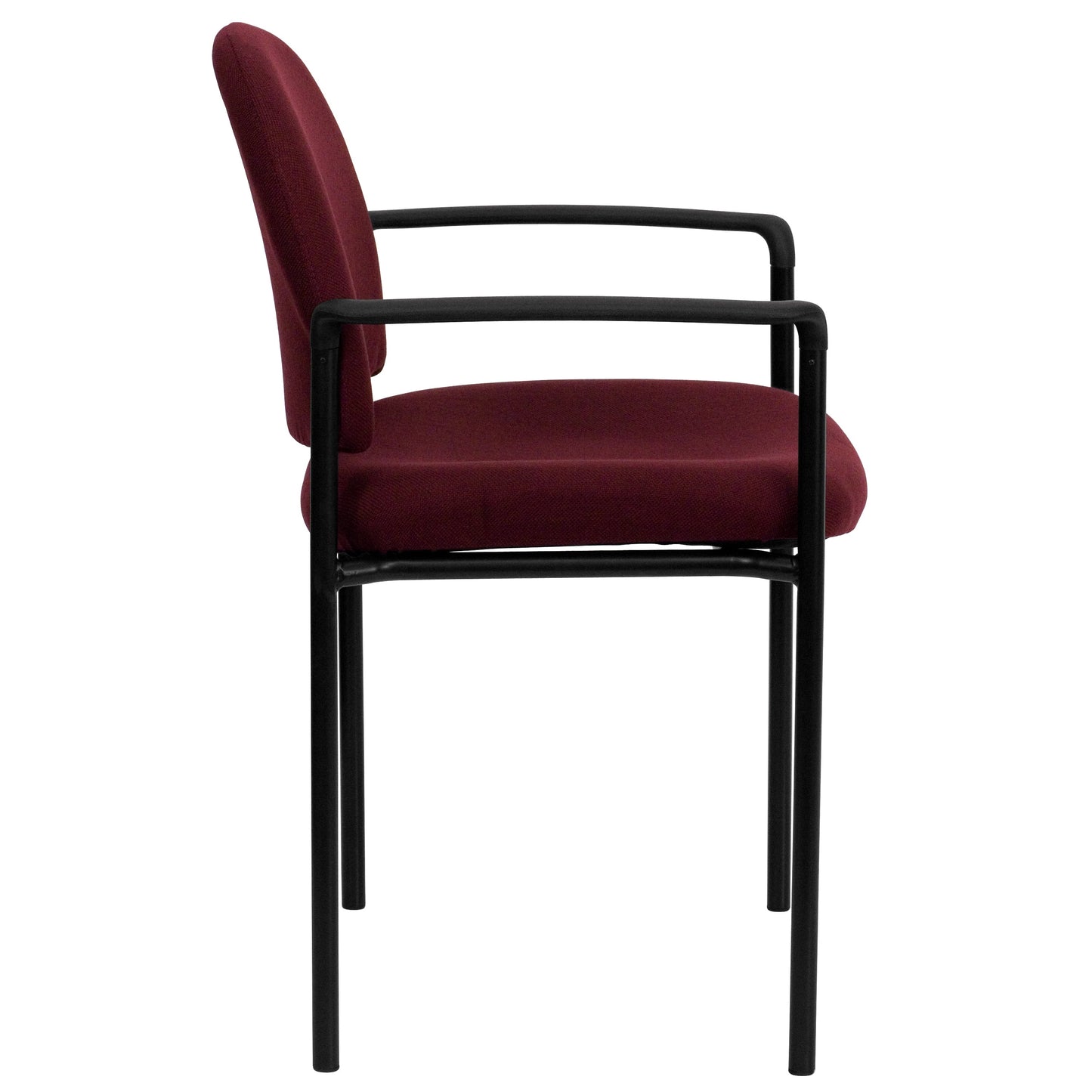 Burgundy Fabric Stack Chair BT-516-1-BY-GG