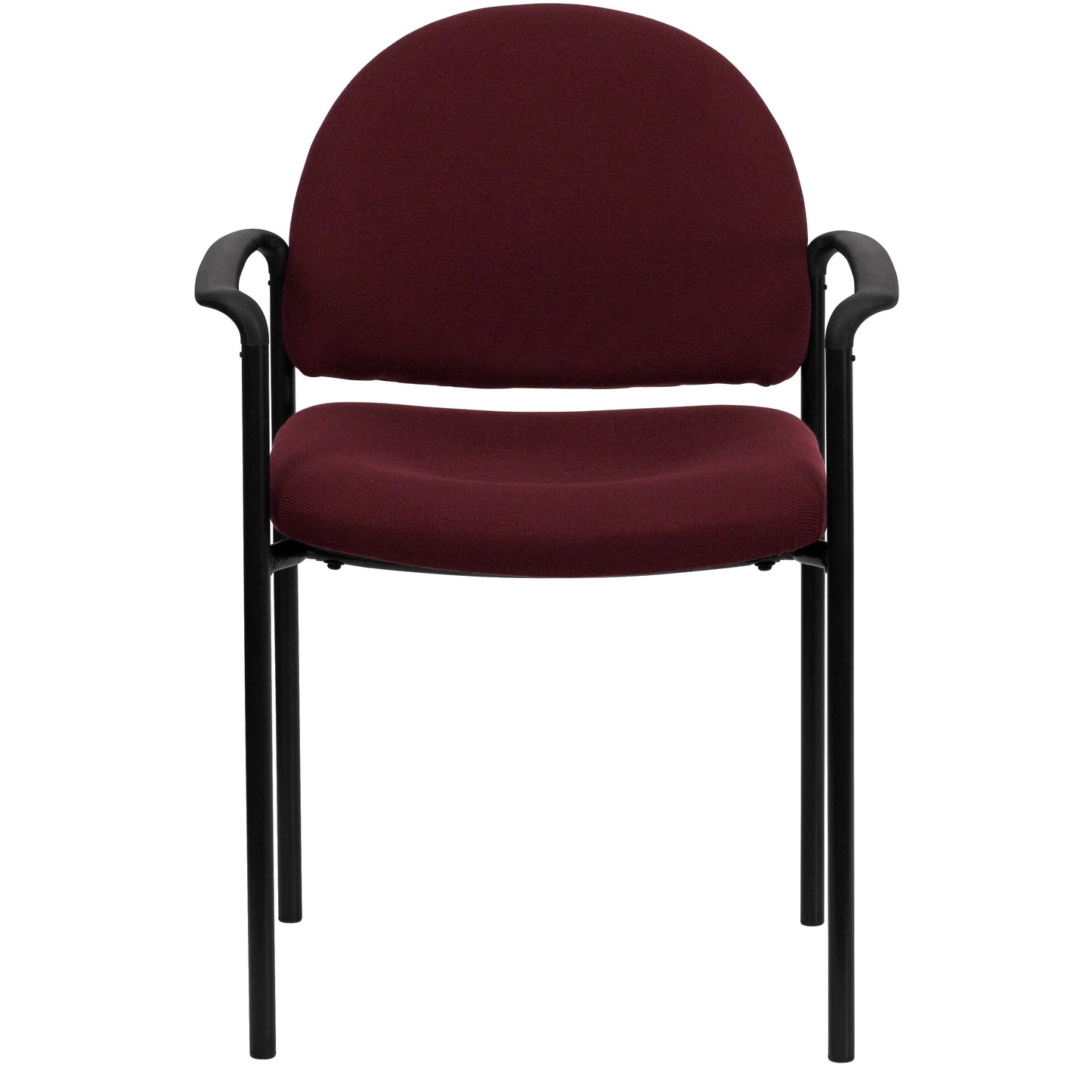 Burgundy Fabric Stack Chair BT-516-1-BY-GG