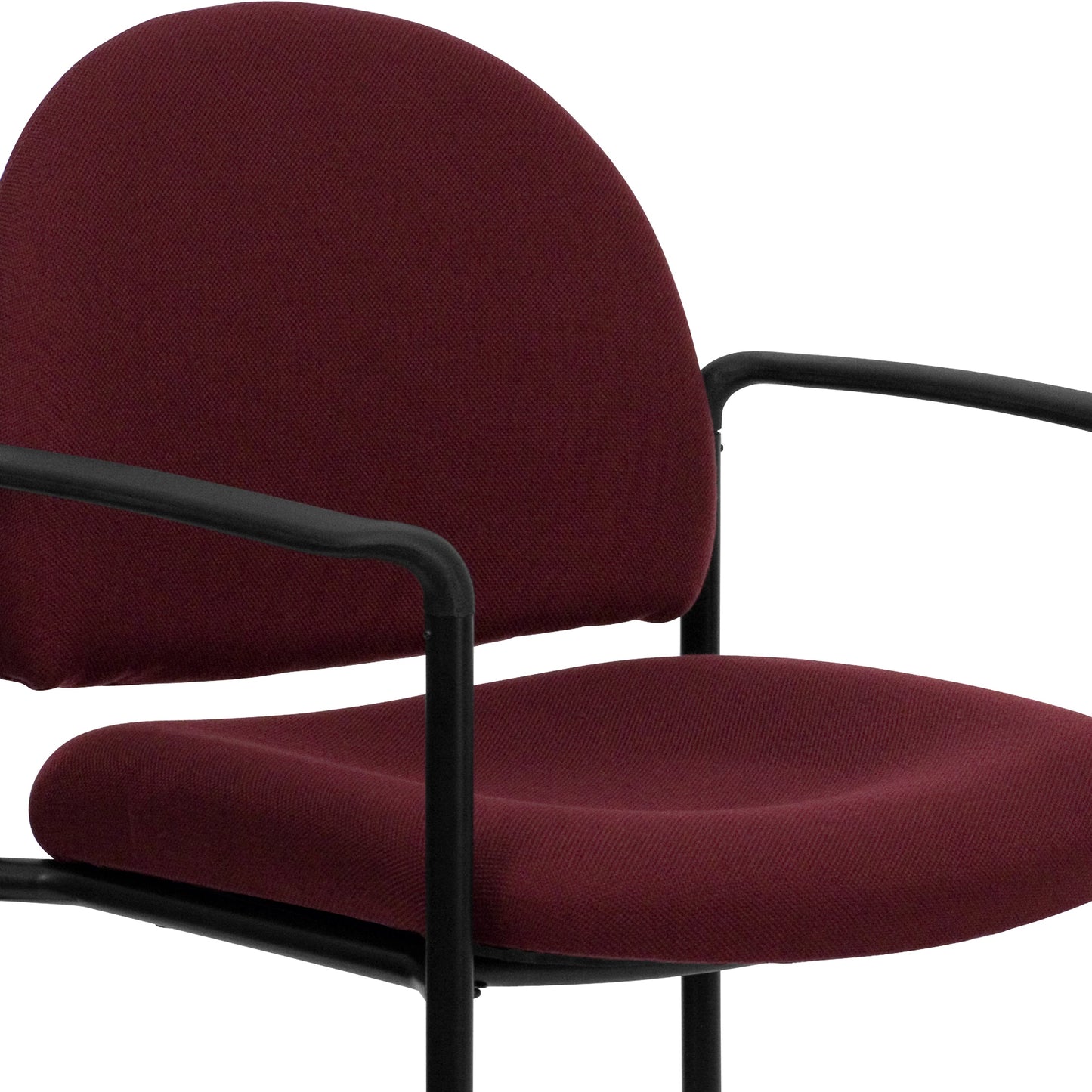 Burgundy Fabric Stack Chair BT-516-1-BY-GG