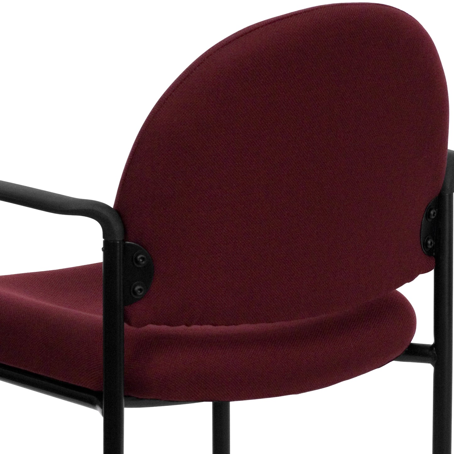 Burgundy Fabric Stack Chair BT-516-1-BY-GG