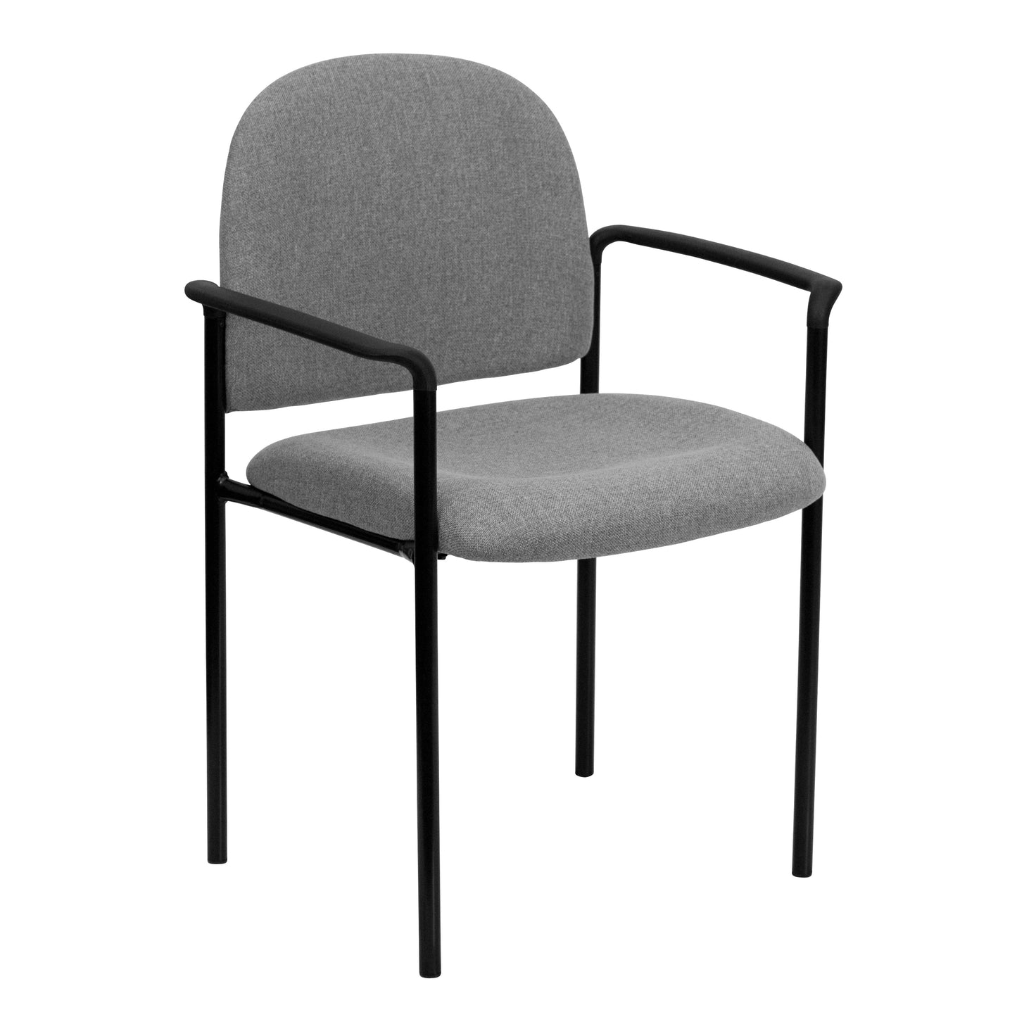 Gray Fabric Stack Chair BT-516-1-GY-GG