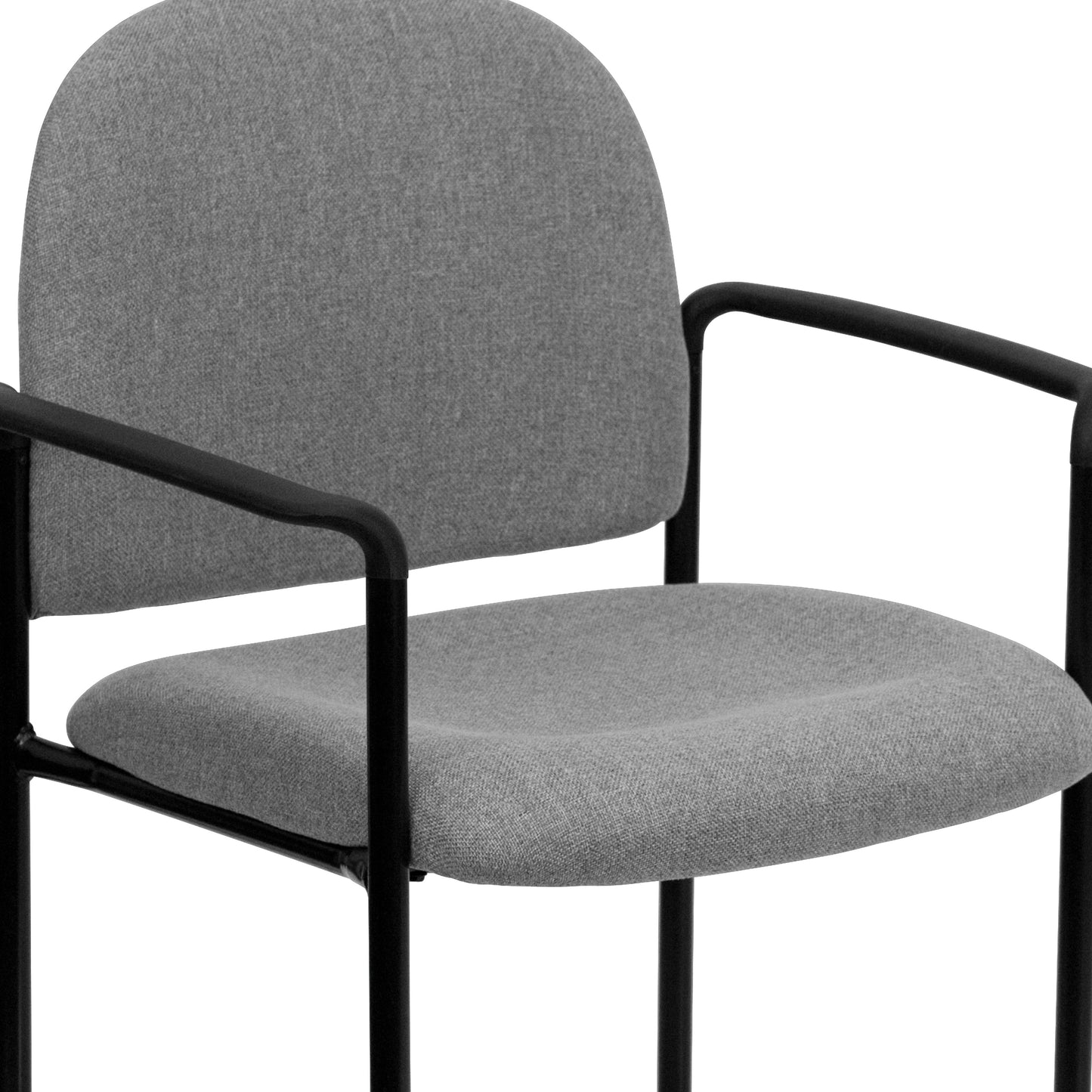 Gray Fabric Stack Chair BT-516-1-GY-GG