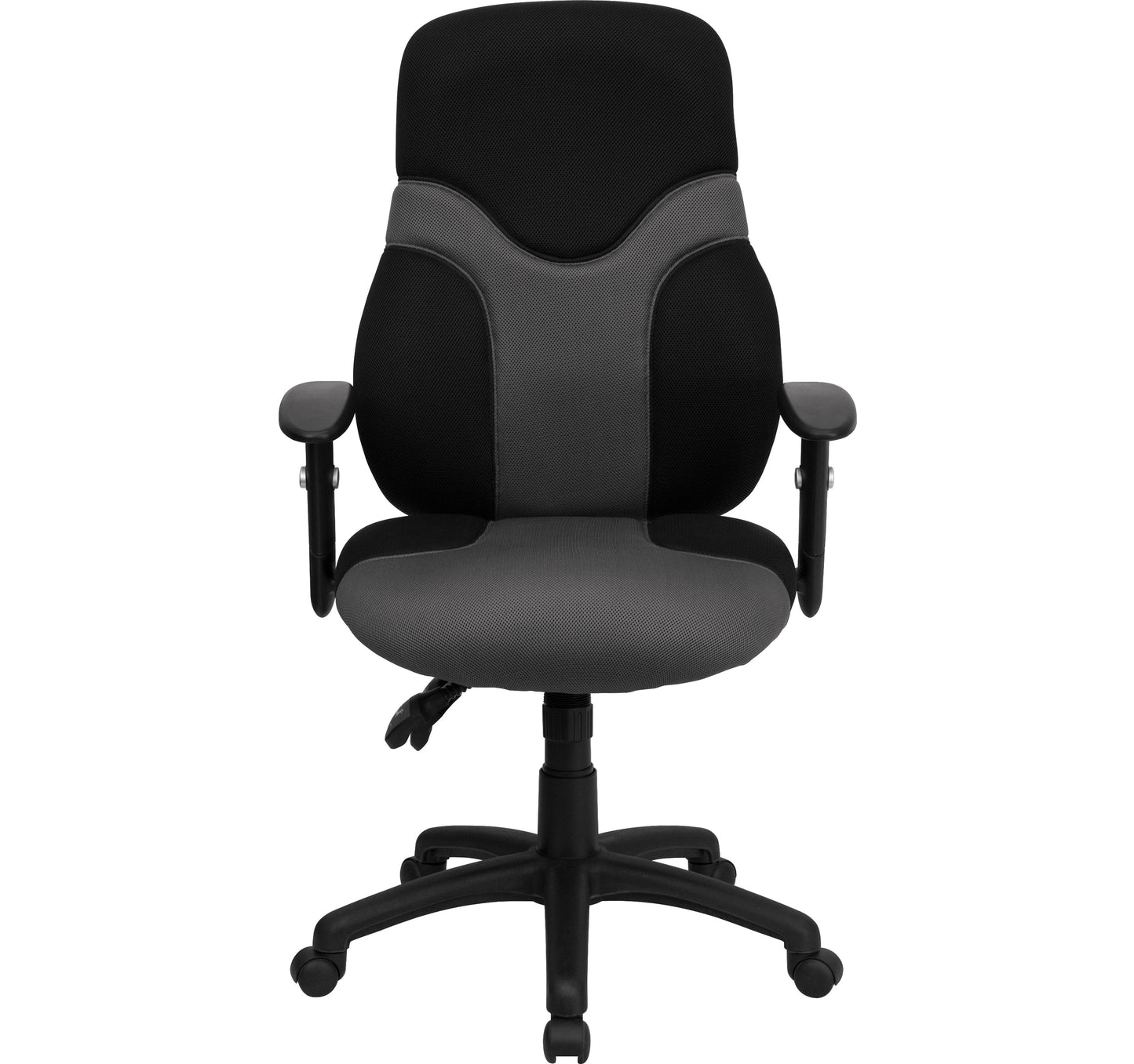 Black/Gray High Back Chair BT-6001-GYBK-GG