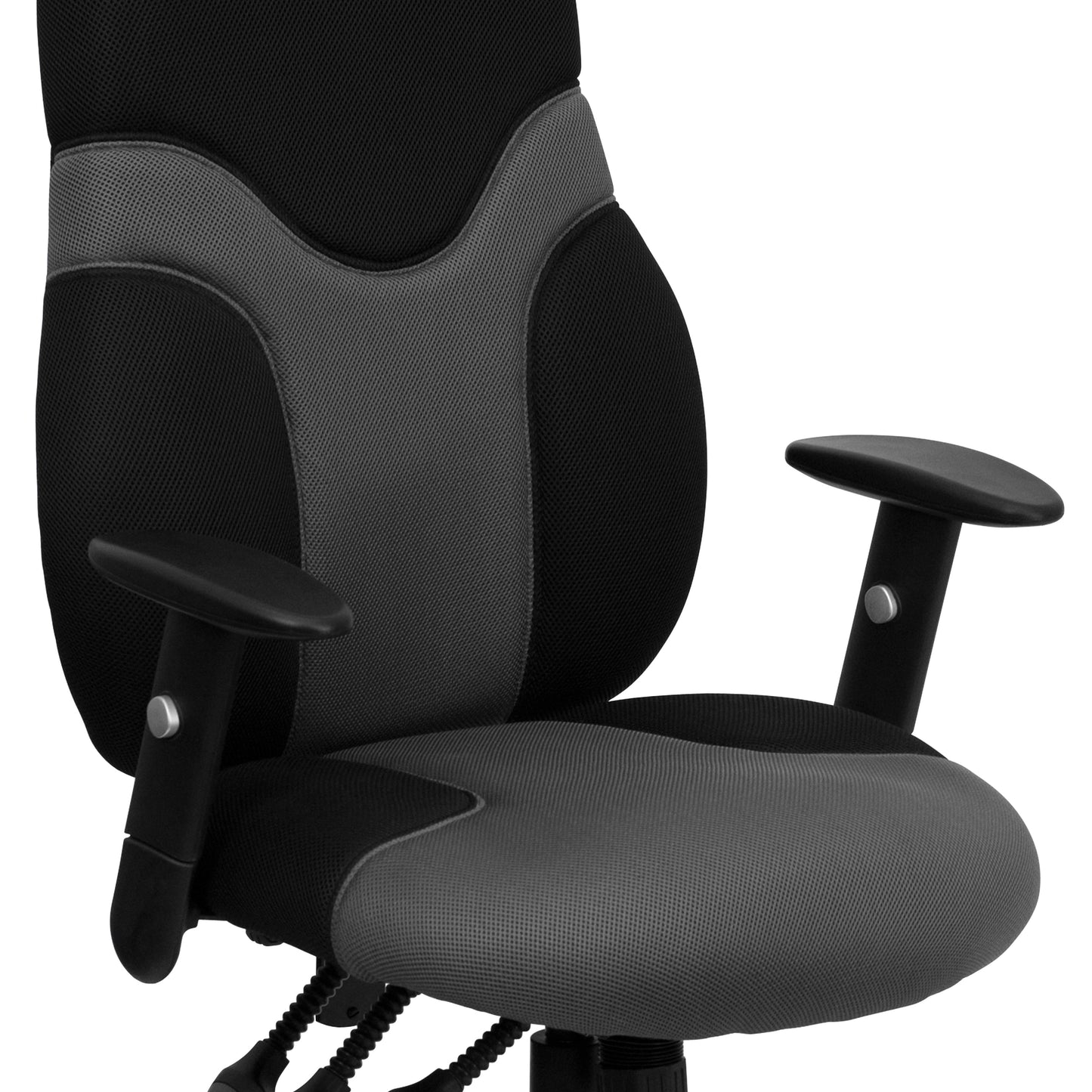 Black/Gray High Back Chair BT-6001-GYBK-GG