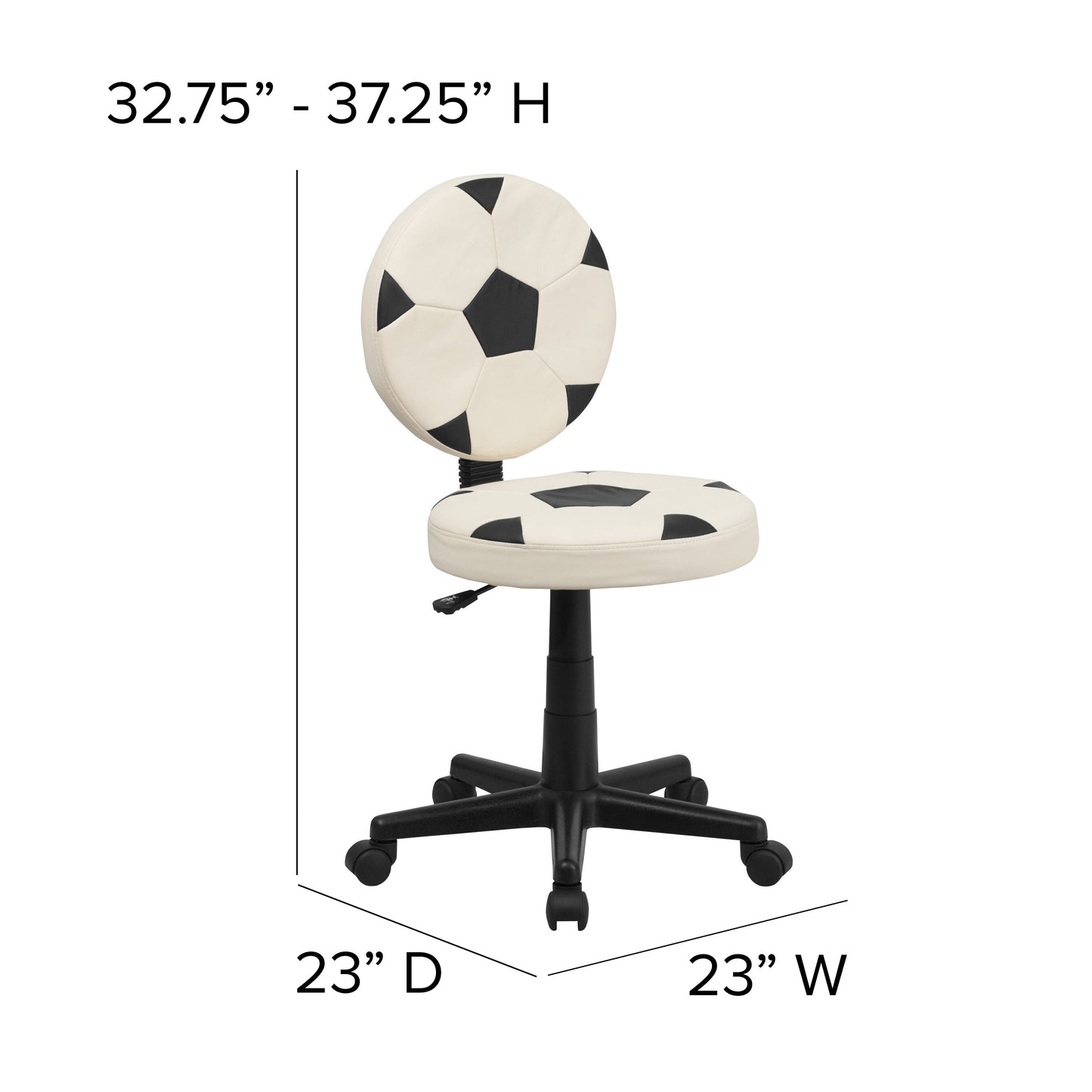 Soccer Mid-Back Task Chair BT-6177-SOC-GG