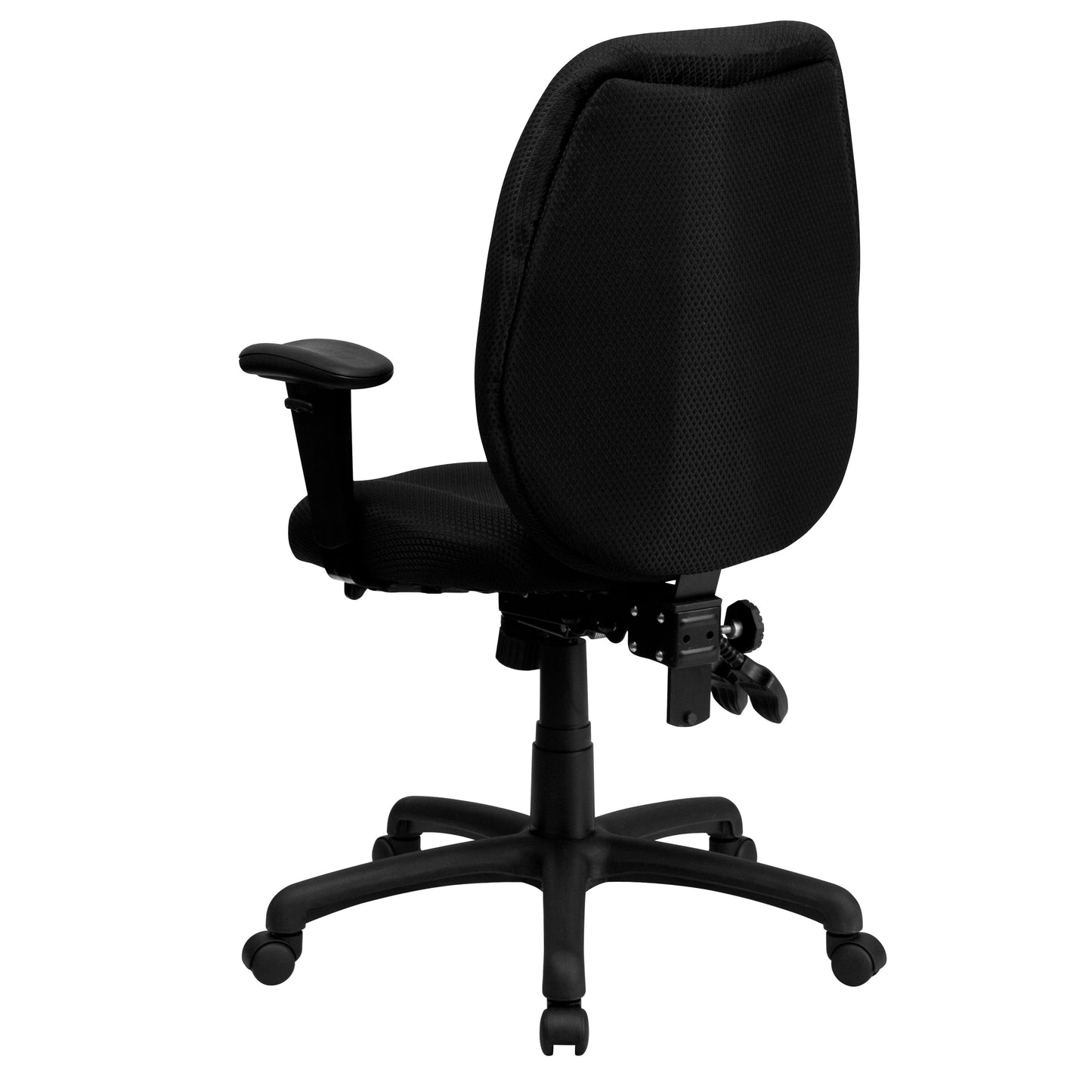 Black High Back Fabric Chair BT-6191H-BK-GG