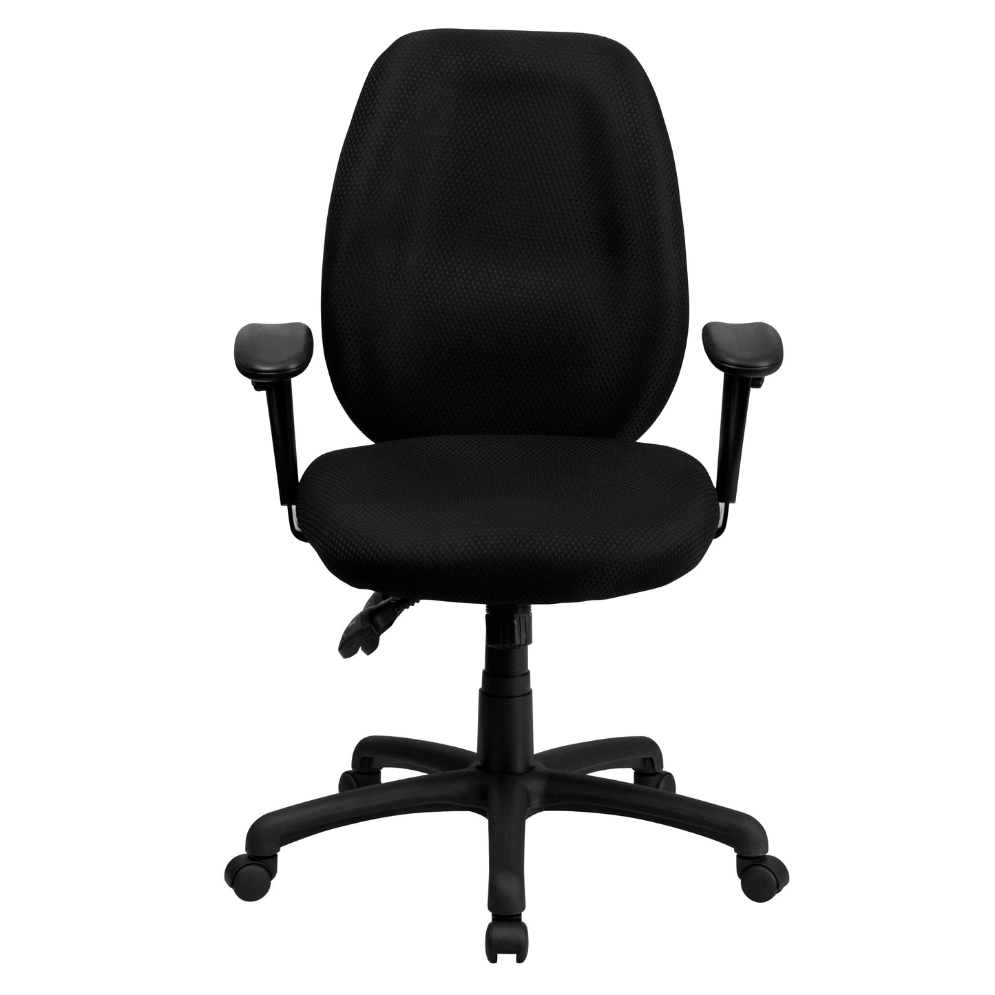 Black High Back Fabric Chair BT-6191H-BK-GG