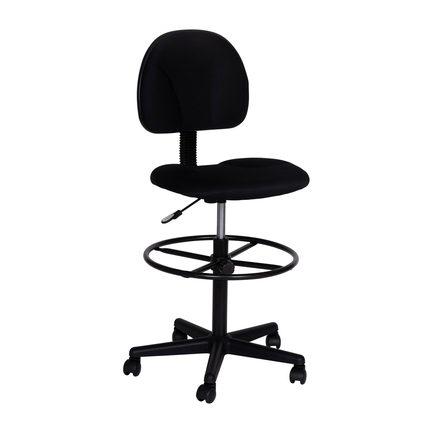 Black Fabric Draft Chair BT-659-BLACK-GG