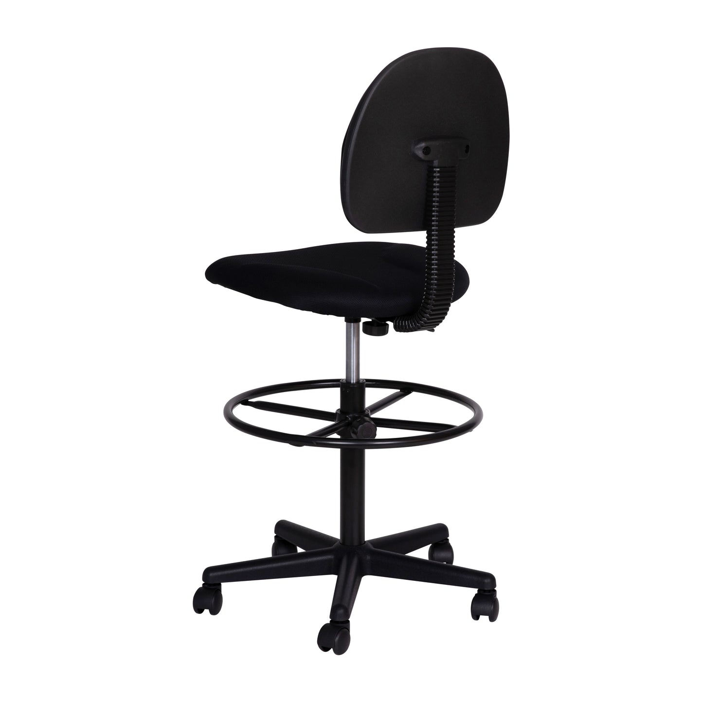 Black Fabric Draft Chair BT-659-BLACK-GG