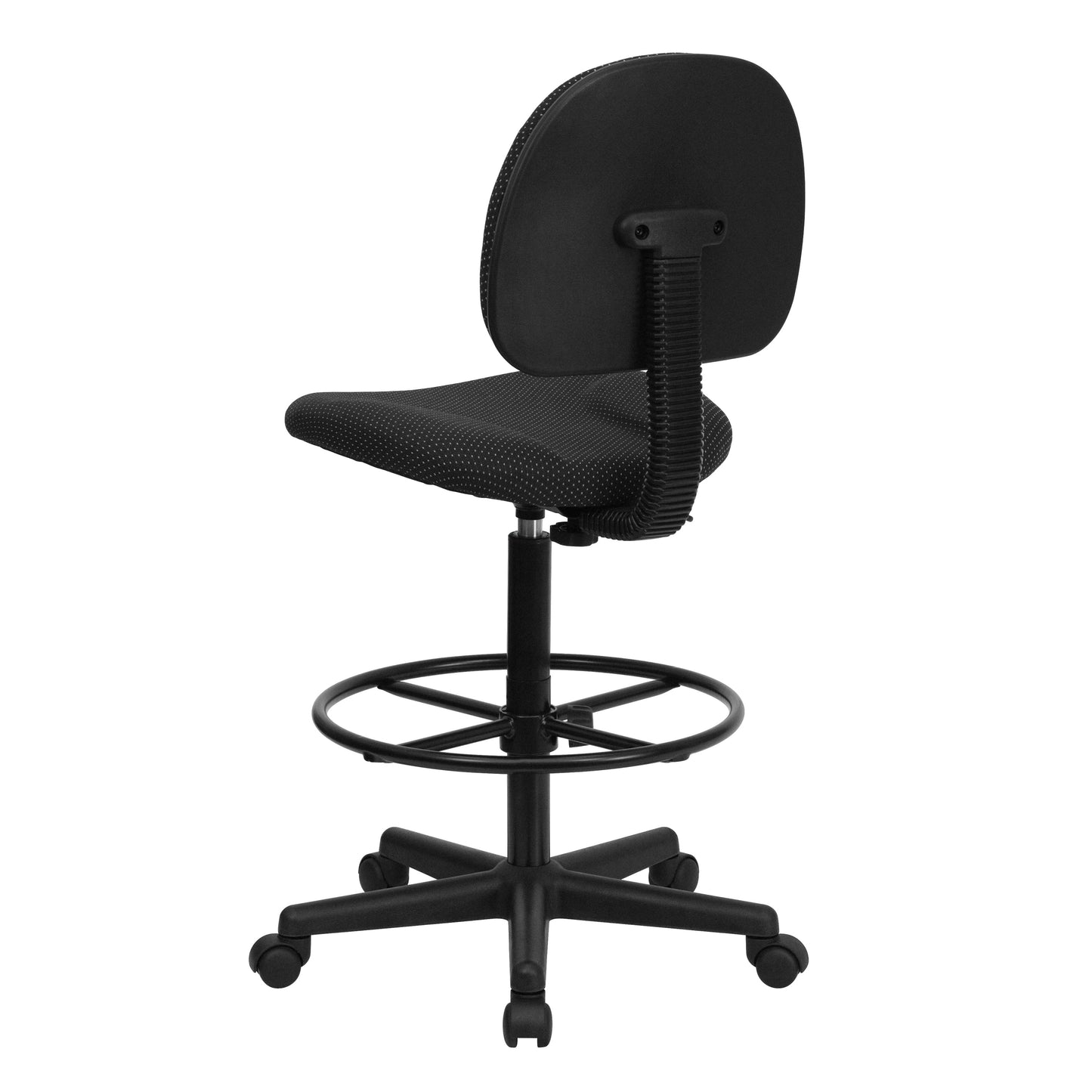 Black Fabric Draft Chair BT-659-BLK-GG