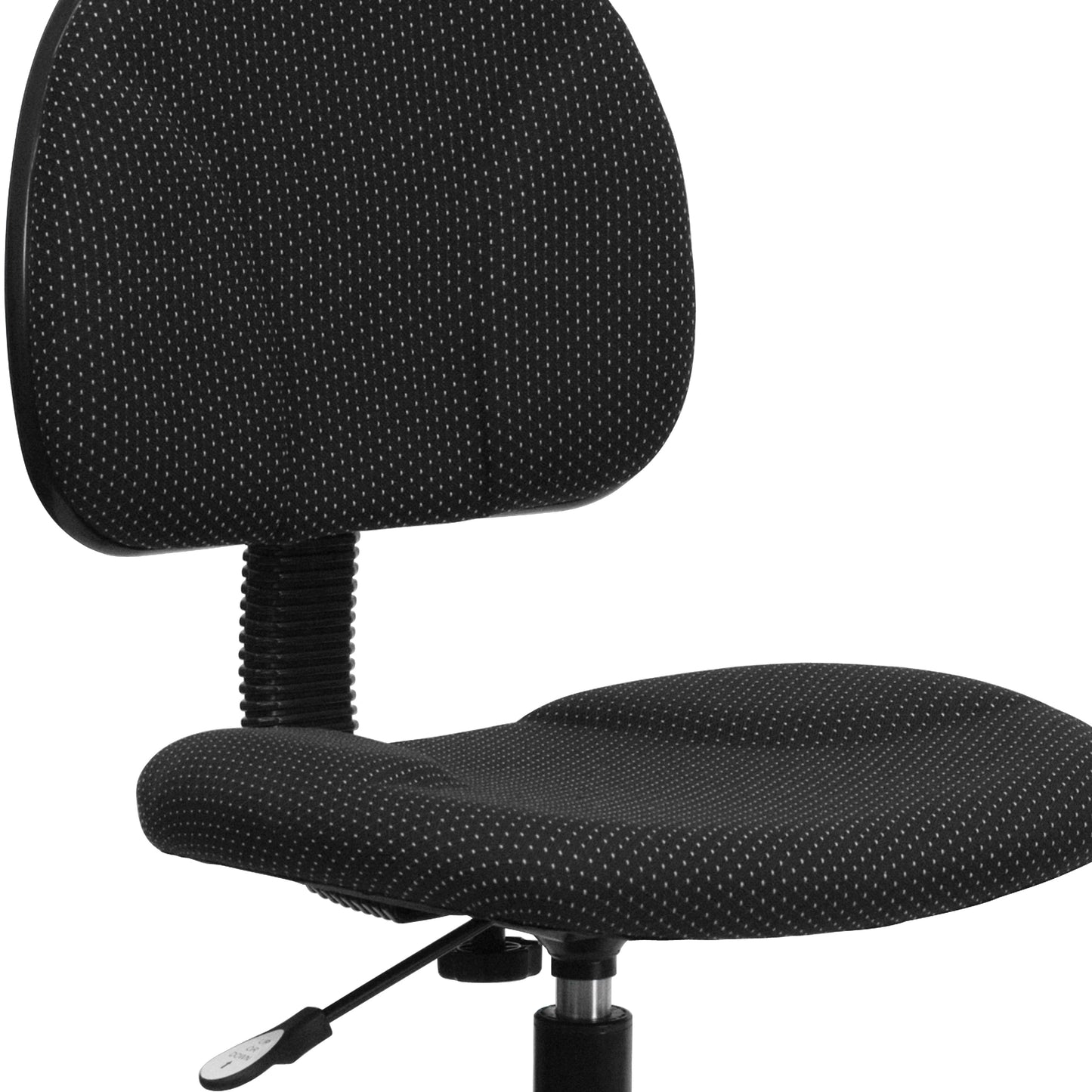 Black Fabric Draft Chair BT-659-BLK-GG