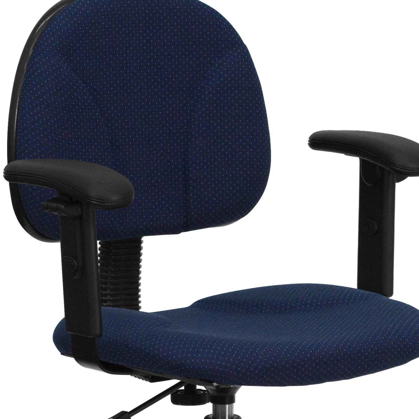 Navy Fabric Draft Chair BT-659-NVY-ARMS-GG