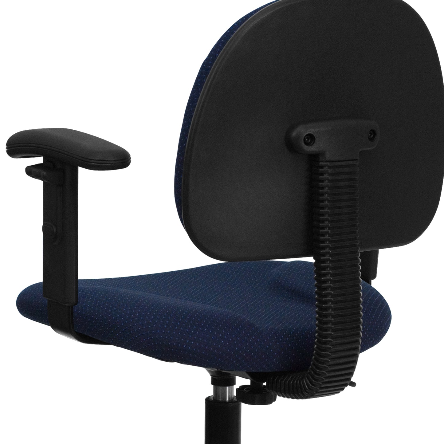 Navy Fabric Draft Chair BT-659-NVY-ARMS-GG