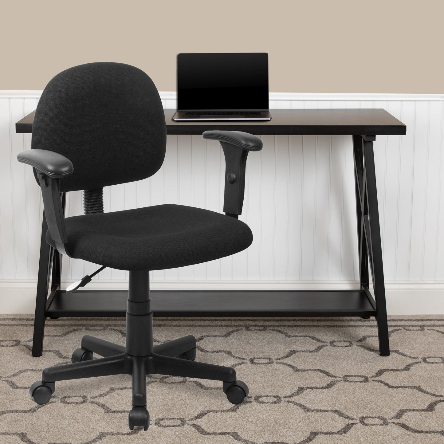 Black Mid-Back Task Chair BT-660-1-BK-GG