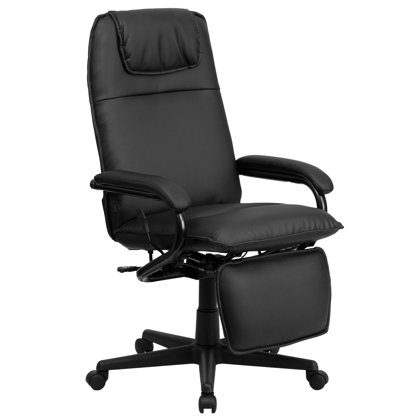 Black Reclining Leather Chair BT-70172-BK-GG