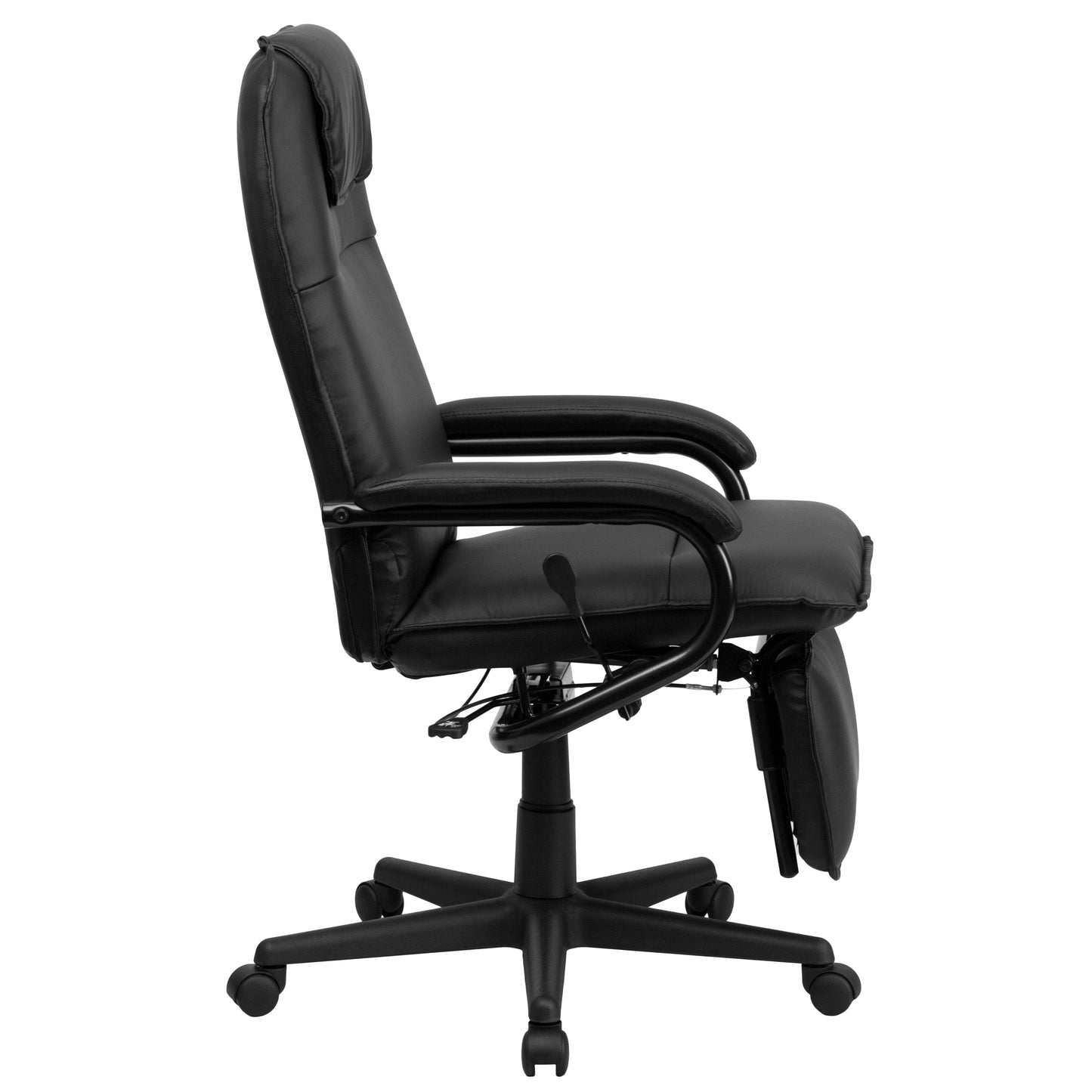 Black Reclining Leather Chair BT-70172-BK-GG