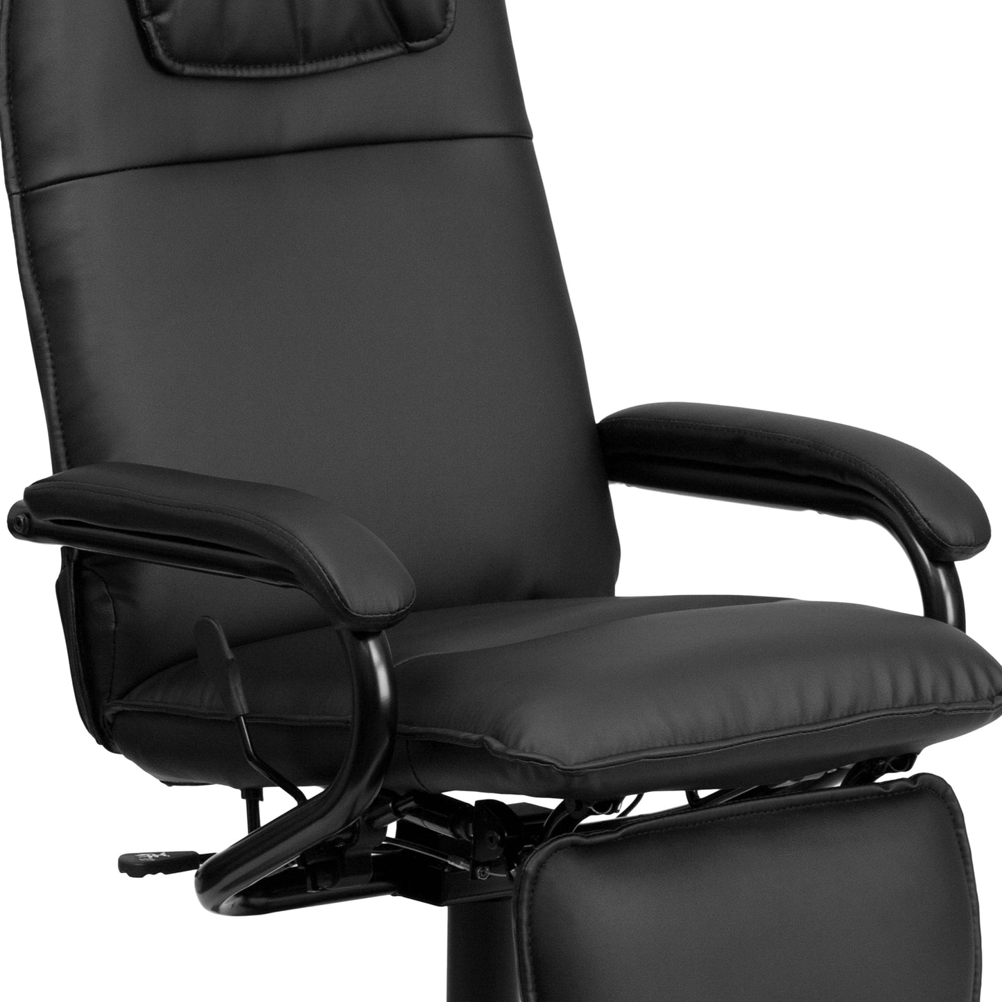 Black Reclining Leather Chair BT-70172-BK-GG