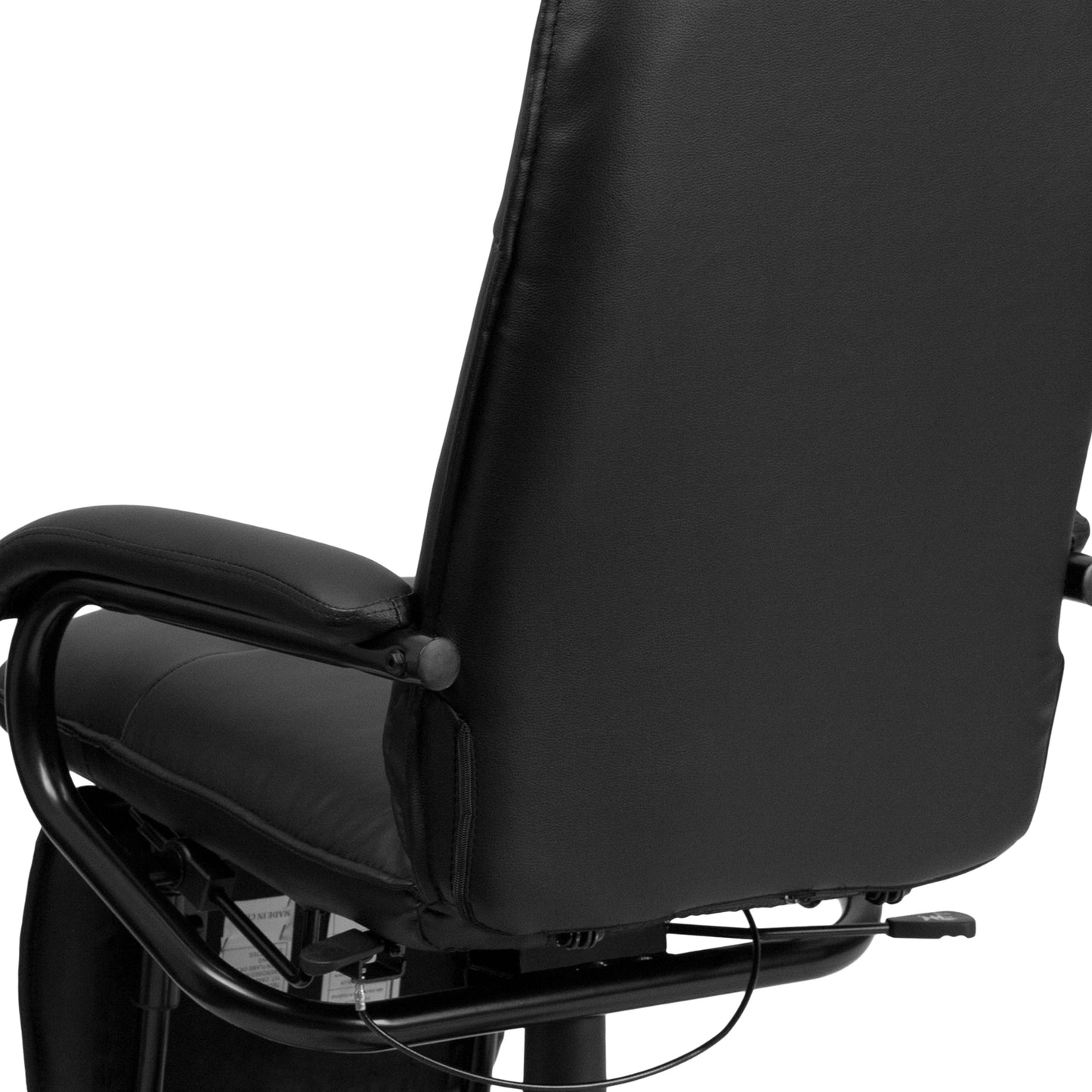 Black Reclining Leather Chair BT-70172-BK-GG