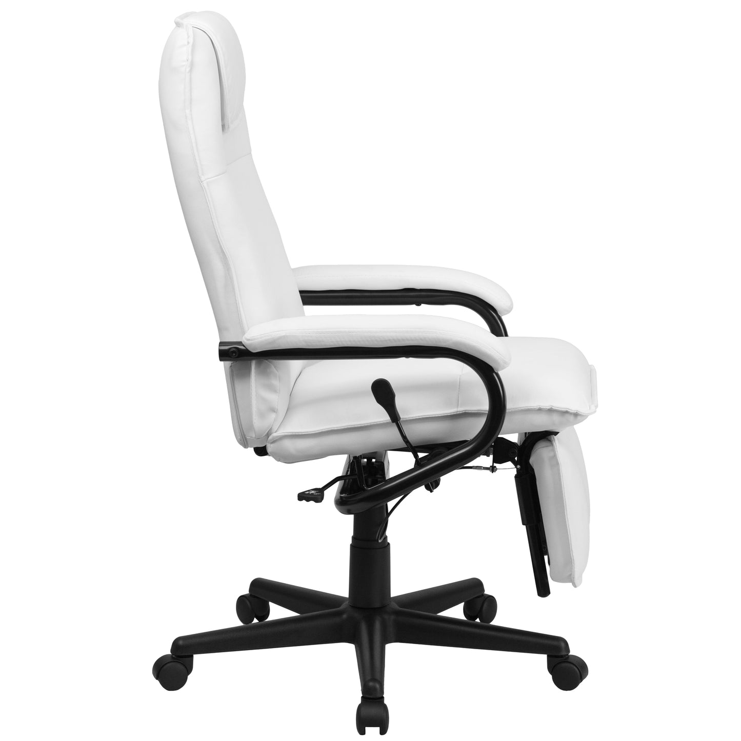 White Reclining Leather Chair BT-70172-WH-GG