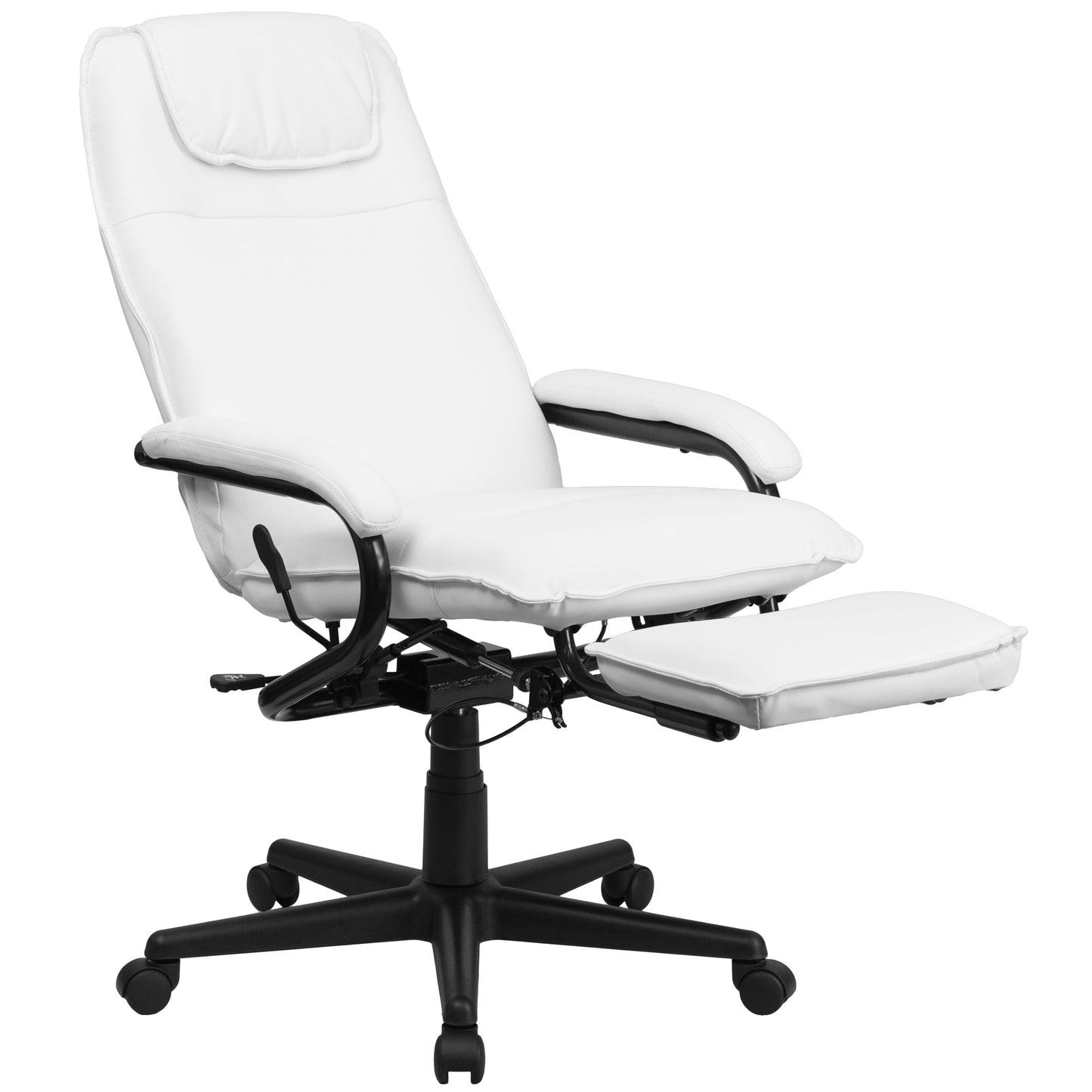 White Reclining Leather Chair BT-70172-WH-GG