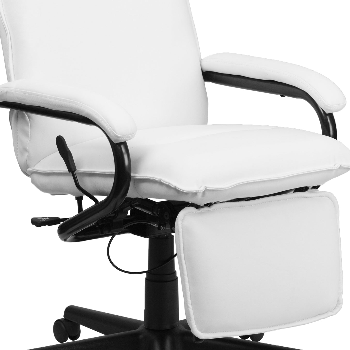 White Reclining Leather Chair BT-70172-WH-GG