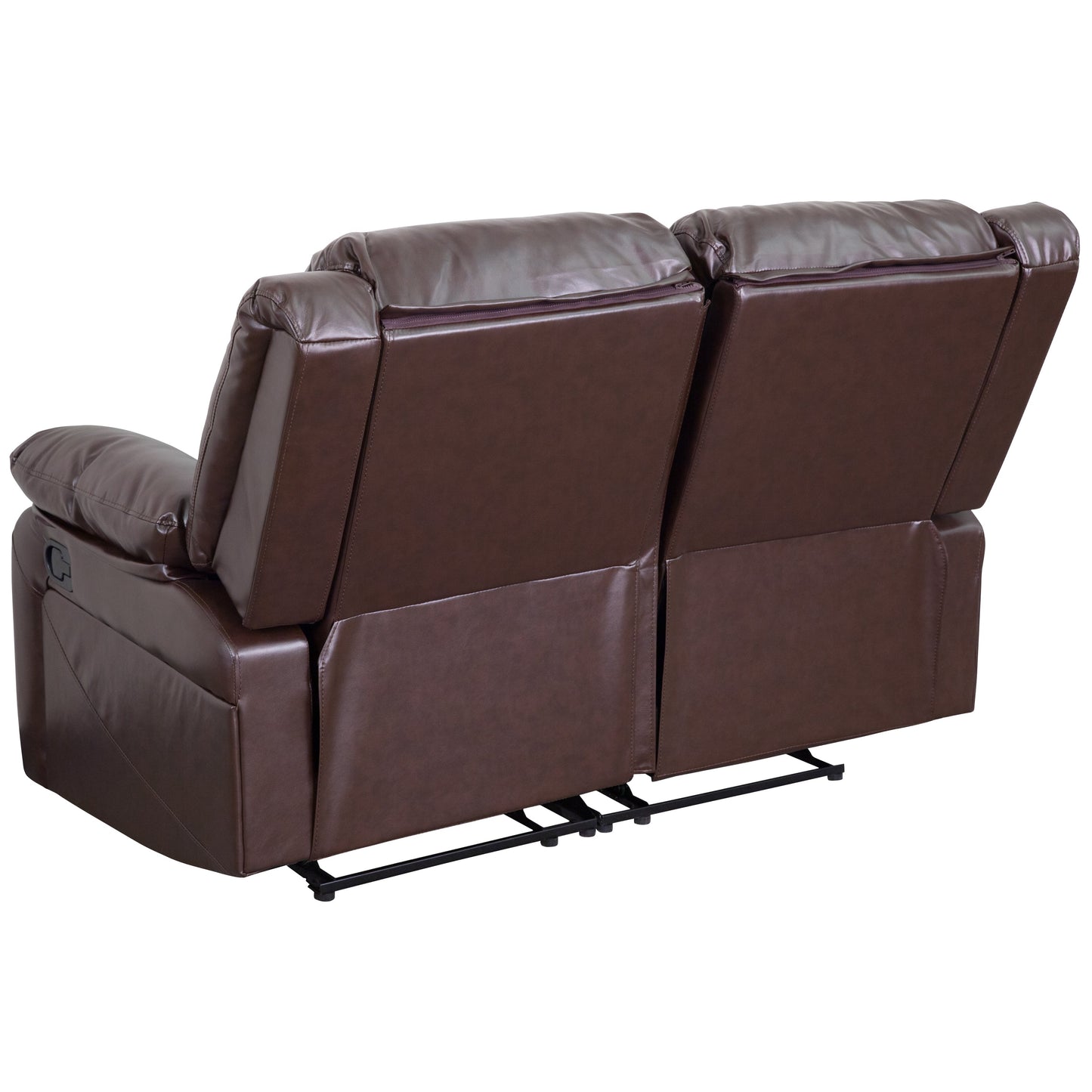 Brown Leather Recline Loveseat BT-70597-LS-BN-GG