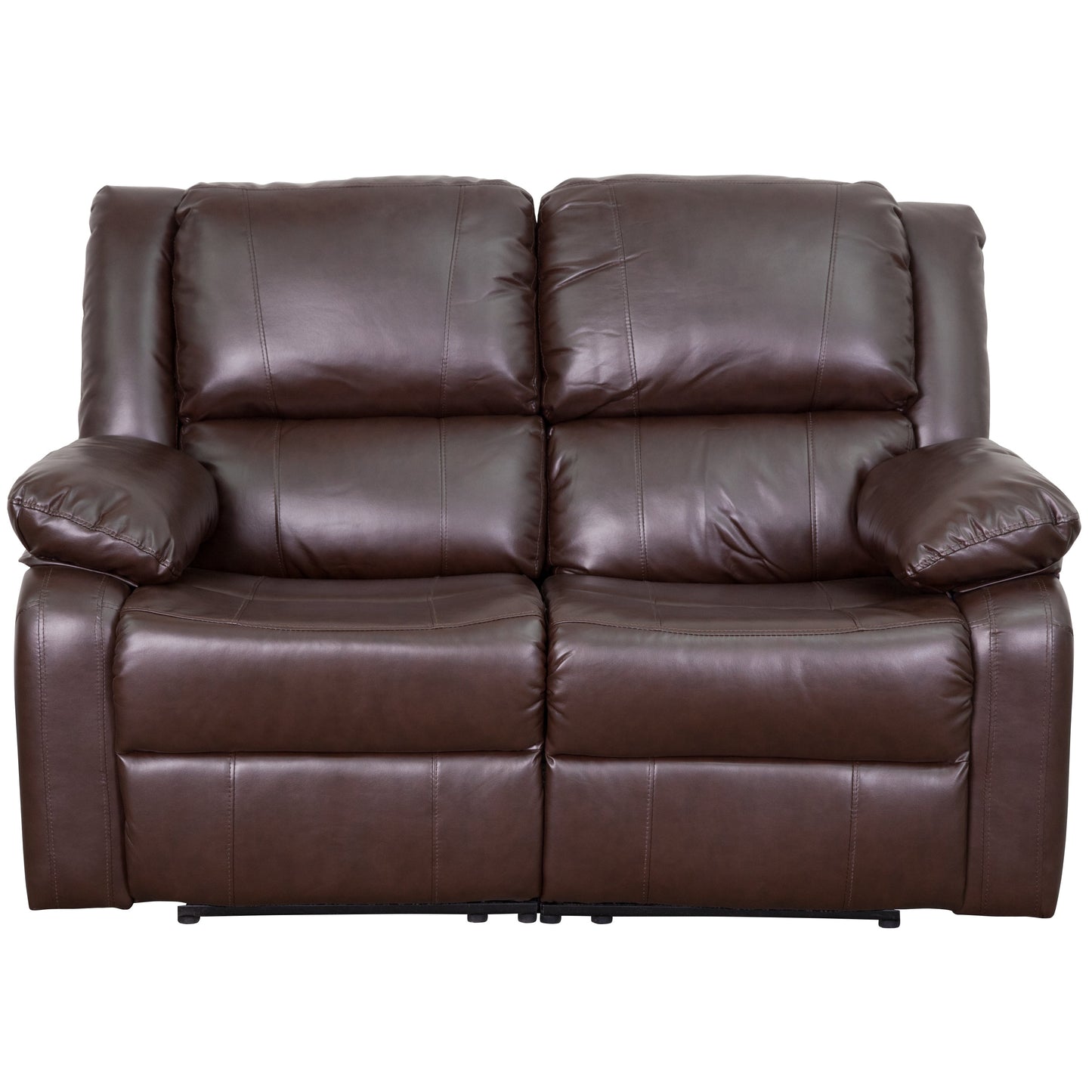 Brown Leather Recline Loveseat BT-70597-LS-BN-GG