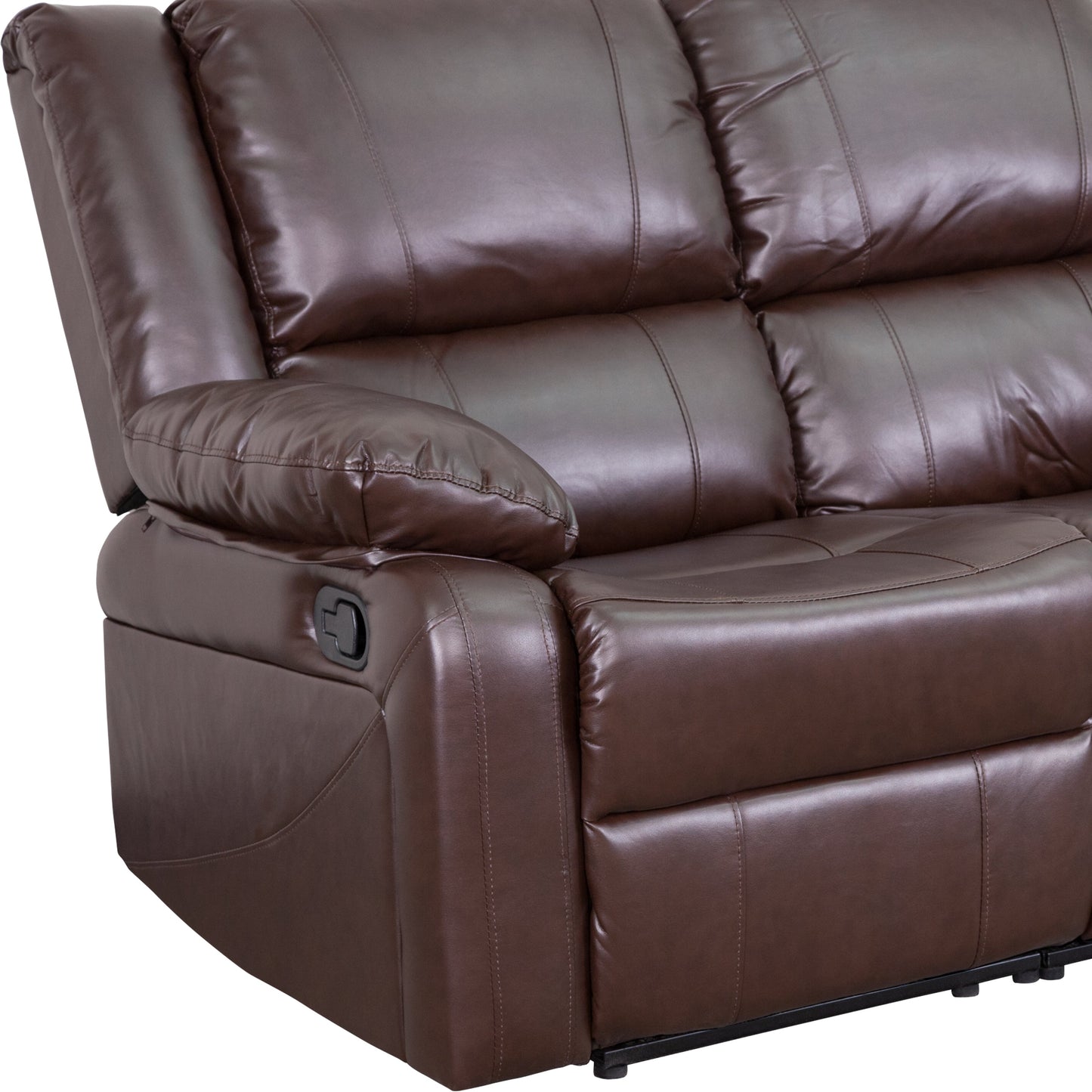 Brown Leather Recline Loveseat BT-70597-LS-BN-GG