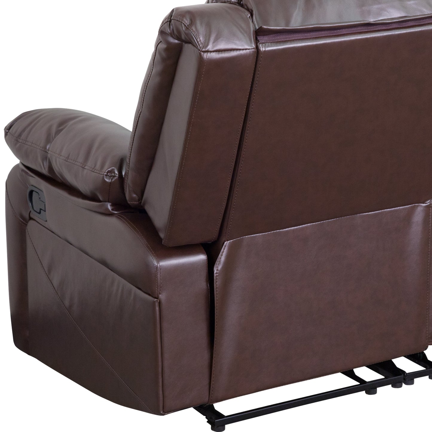 Brown Leather Recline Loveseat BT-70597-LS-BN-GG