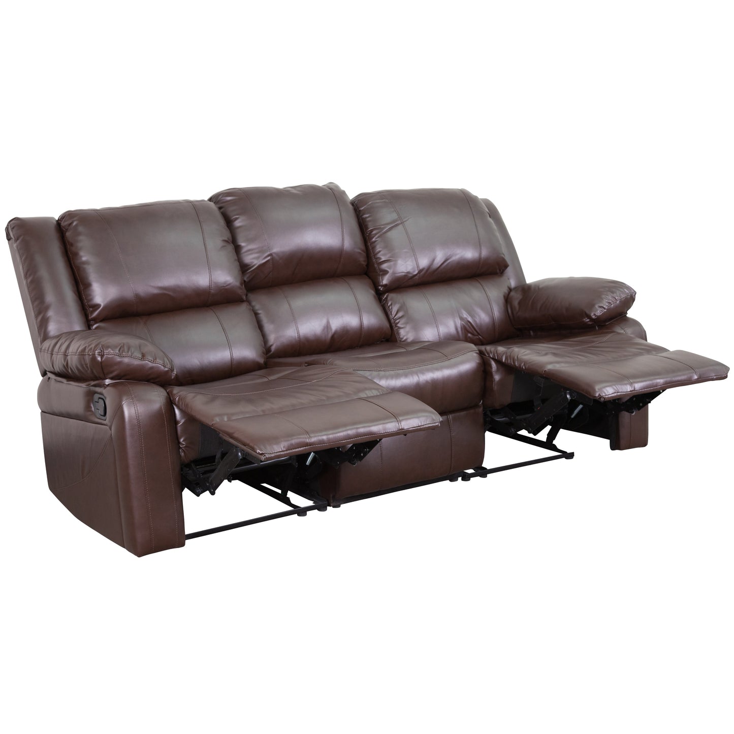 Brown Leather Recliner Sofa BT-70597-SOF-BN-GG