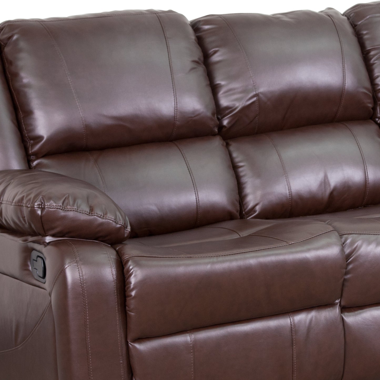 Brown Leather Recliner Sofa BT-70597-SOF-BN-GG