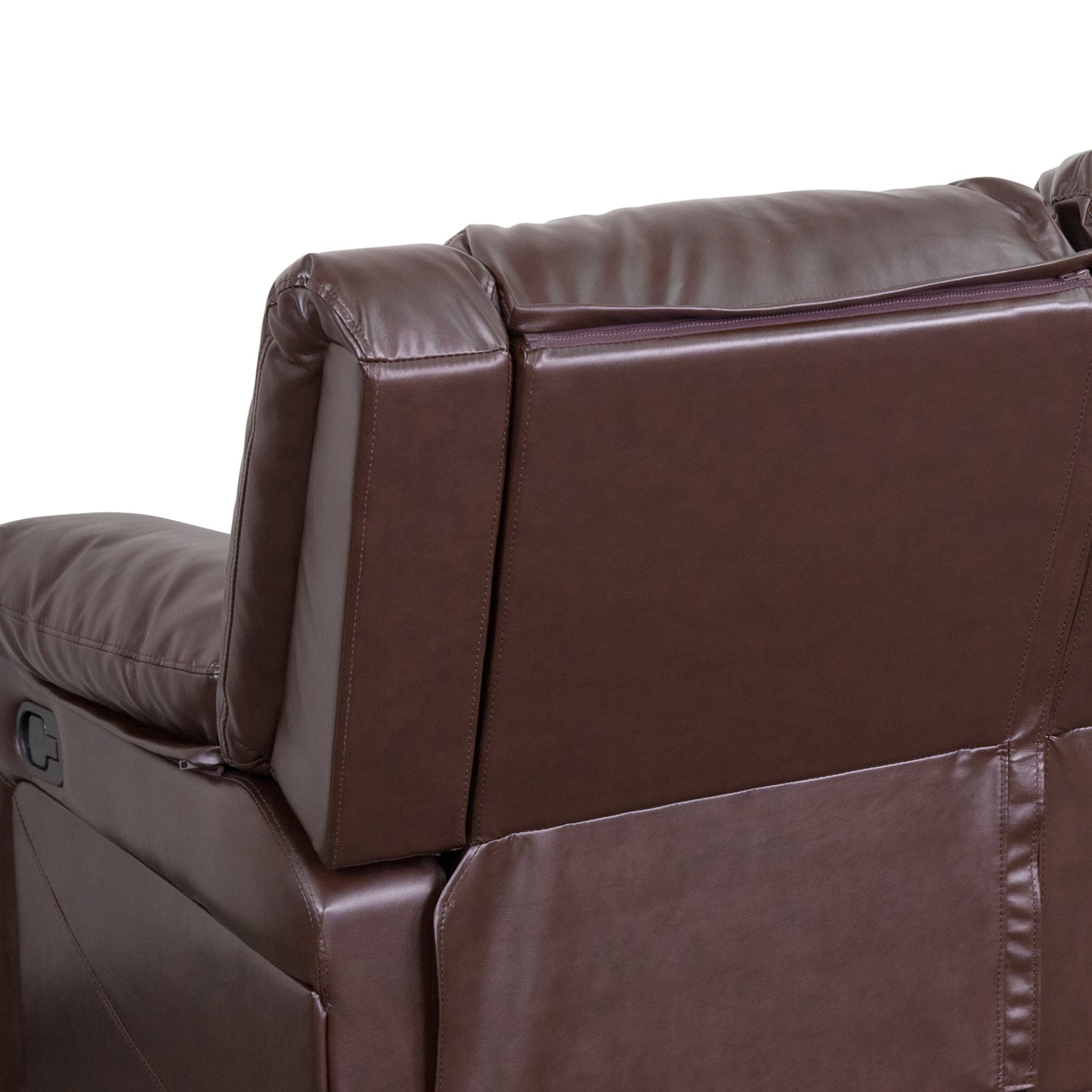 Brown Leather Recliner Sofa BT-70597-SOF-BN-GG