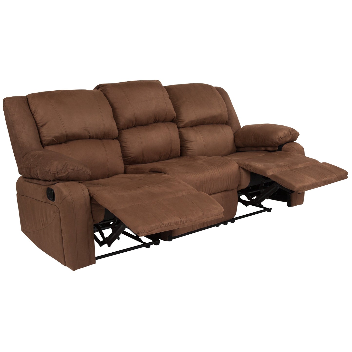 Brown Microfiber Recliner Sofa BT-70597-SOF-BN-MIC-GG