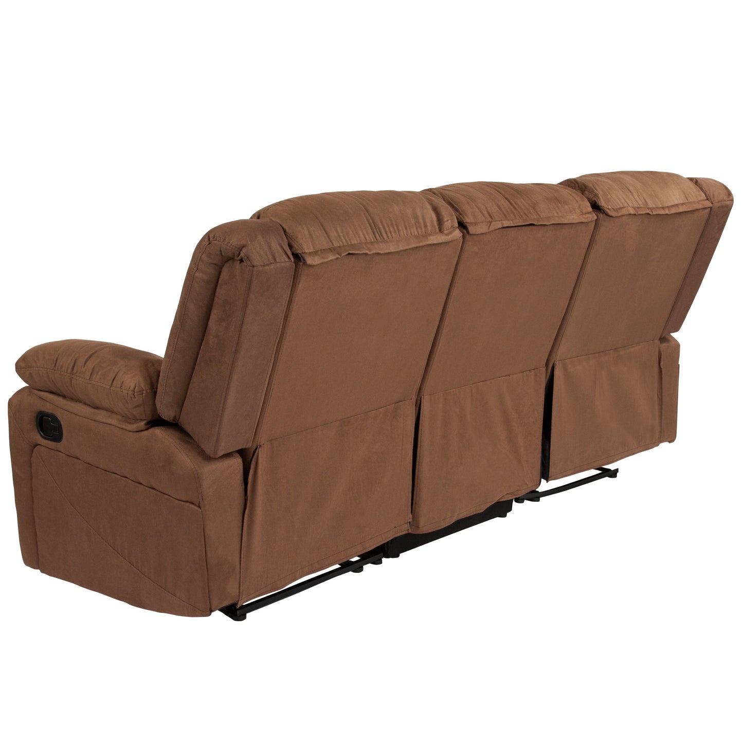 Brown Microfiber Recliner Sofa BT-70597-SOF-BN-MIC-GG